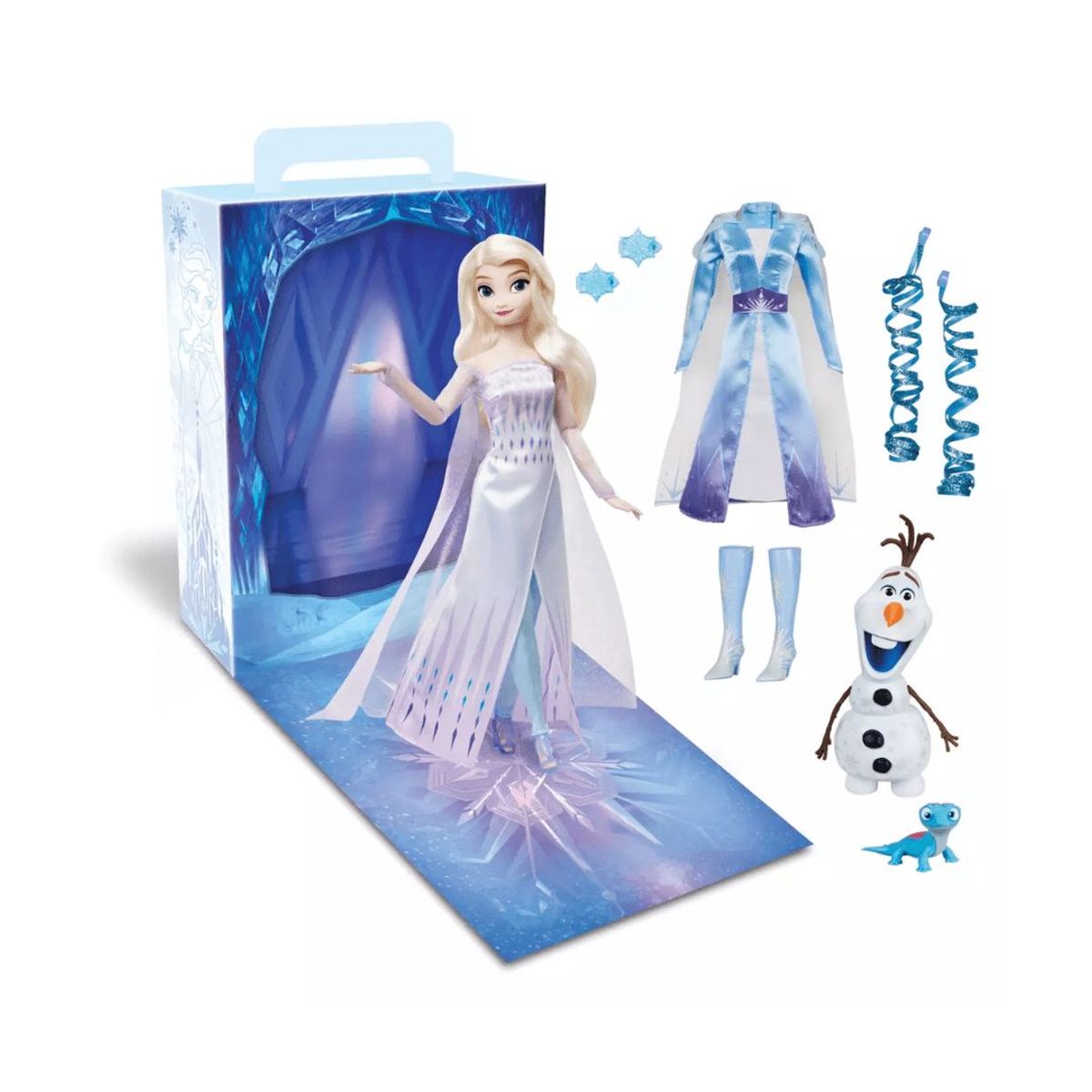 FROZEN - Muñeca Disney Store Elsa Frozen 2 con ropa y accesorios