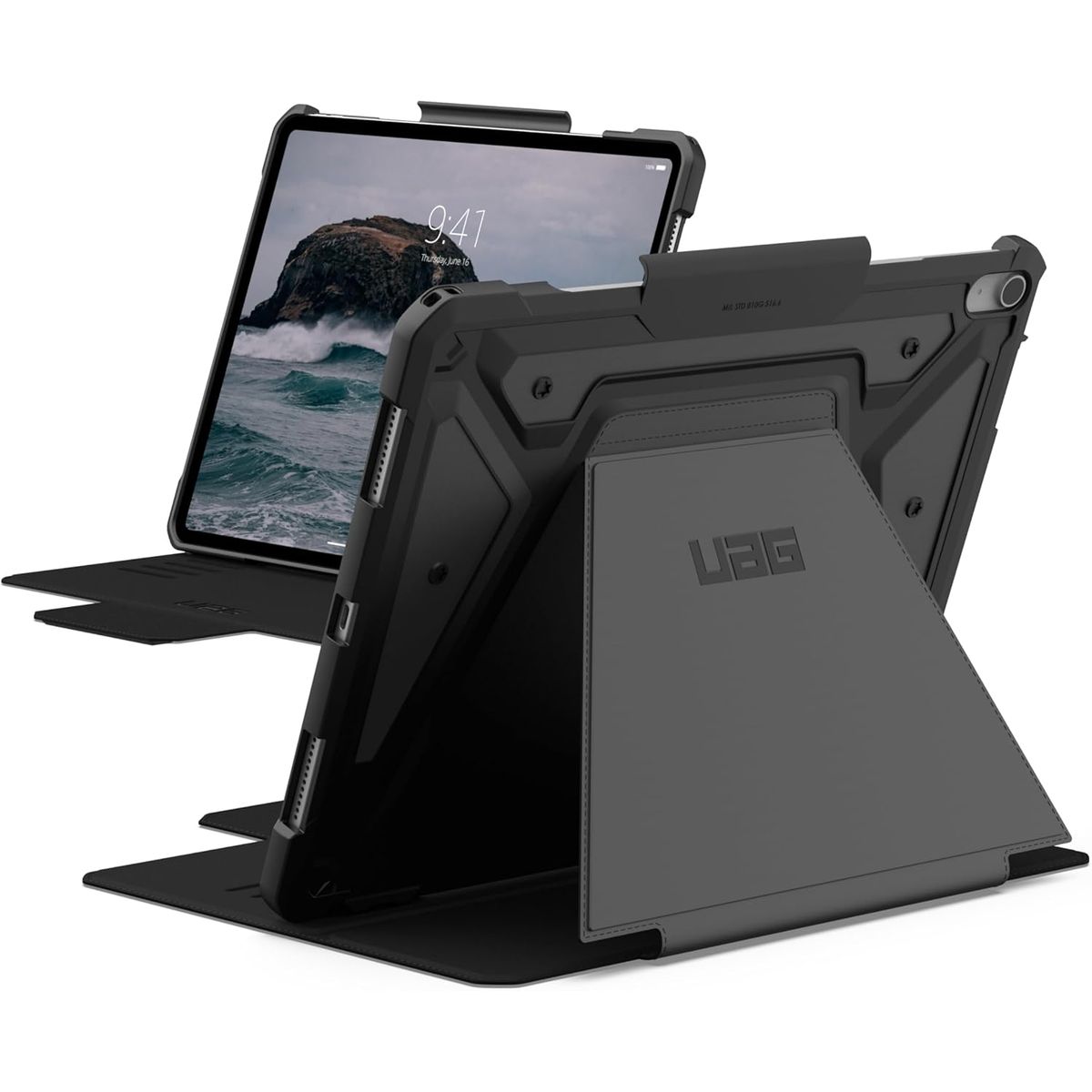 URBAN ARMOR GEAR - Case iPad Air 13 M3 M2 UAG Metropolis SE Protección Militar Negro