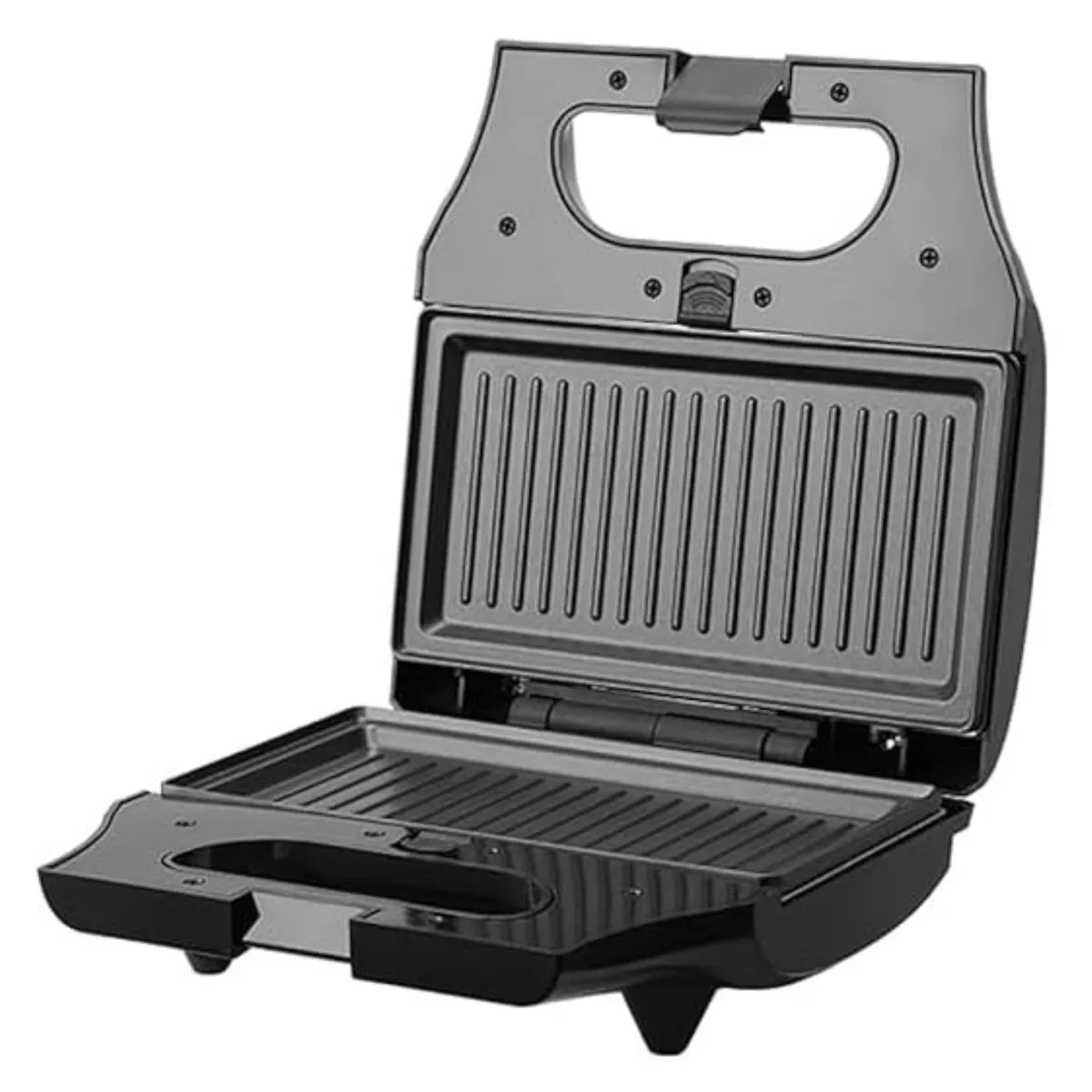 BOSSKO - Waffles Bossko Intercambiables para Sandwichera y Grill  3 en 1 Negro
