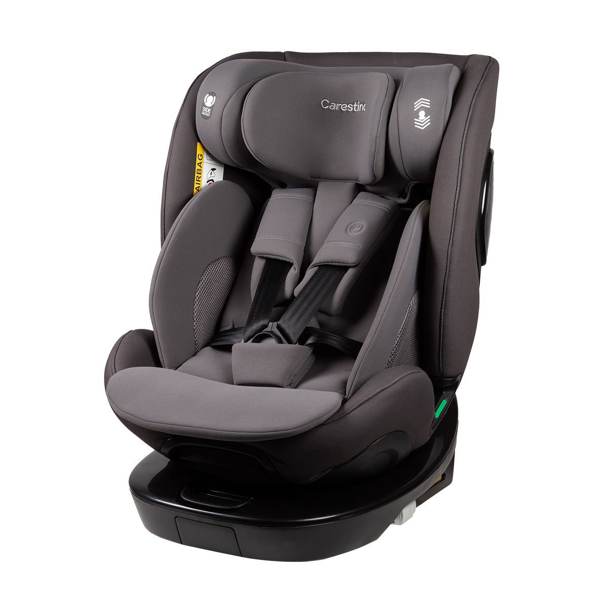 CARESTINO - Silla de Auto MÓNACO I-Size 40-150cm Isofix Gris Lobo