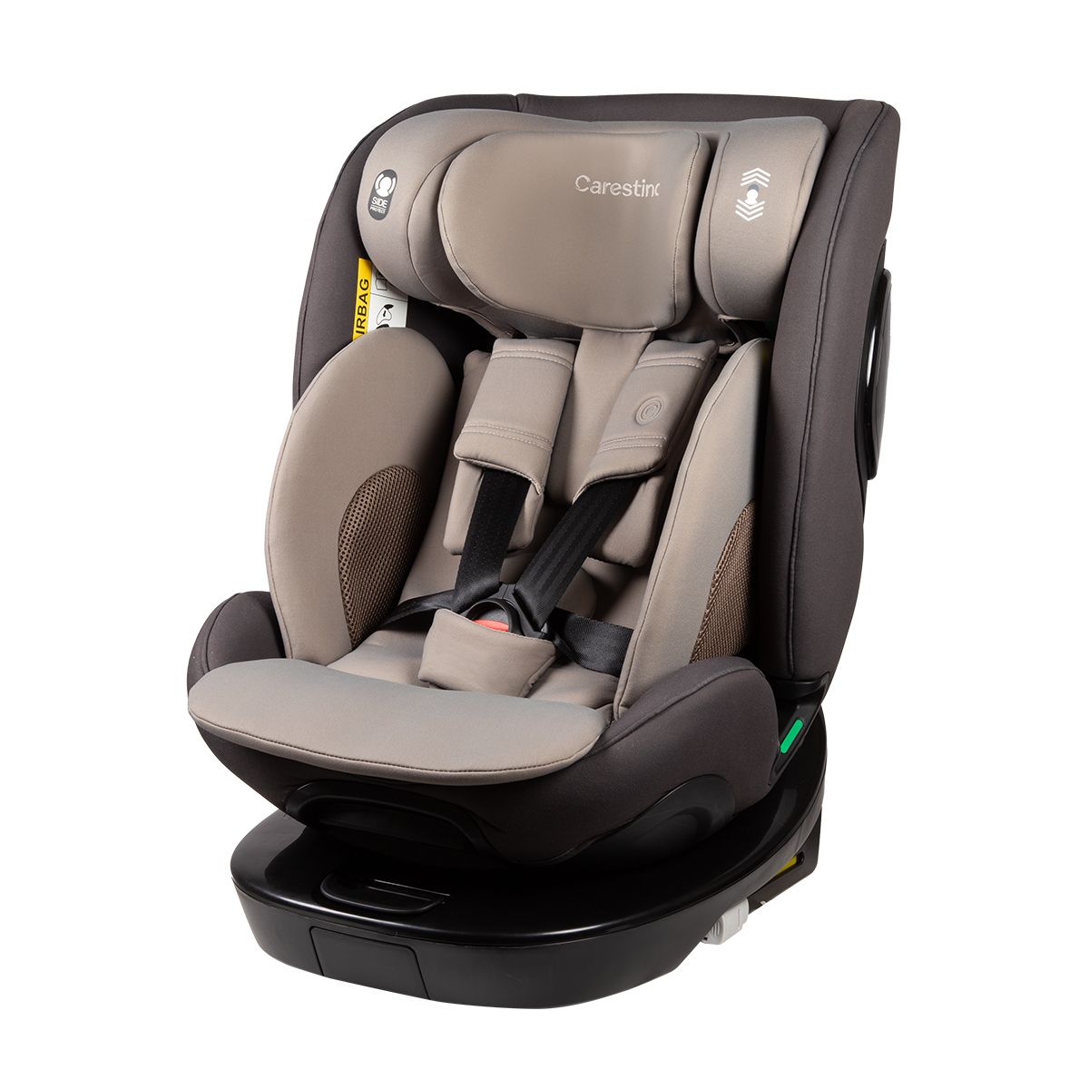 CARESTINO - Silla de Auto MÓNACO I-Size 40-150cm Isofix Taupe