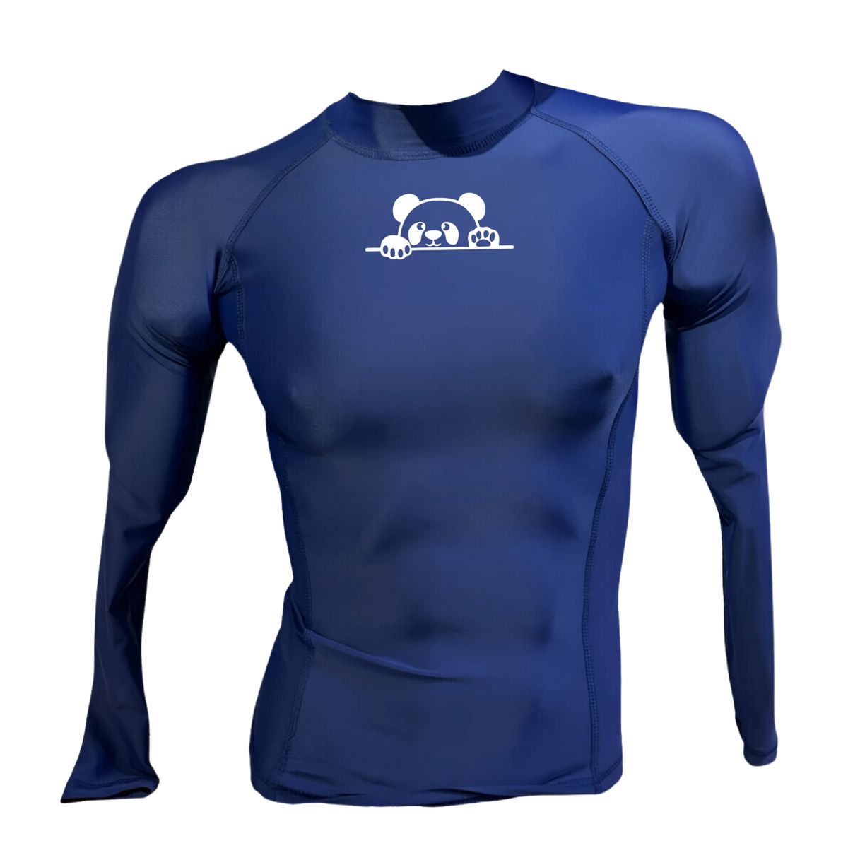 AQUA&MODA - LICRA CON PROTECCIÓN UV AQUAMODA LAMOSAH OSO AZUL UNISEX LOGO BLANCO REFLECTIVO