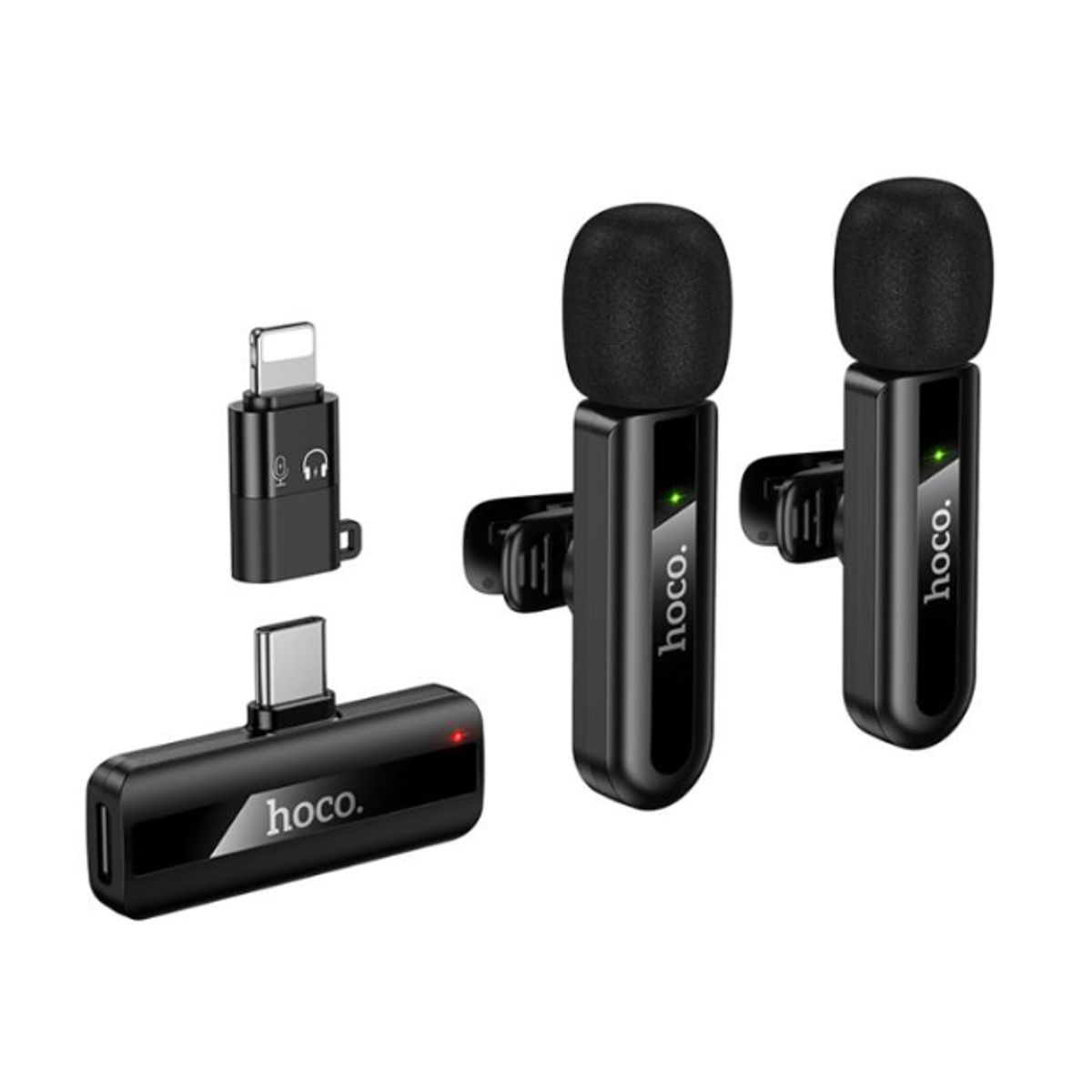 HOCO - Microfono Dual Solapero HOCO L20A Fair Dual-mic Usb-C