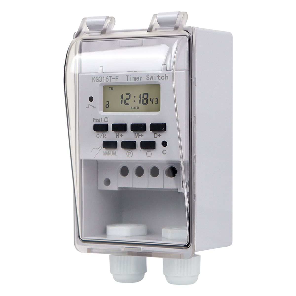 GENERICO - Timer Digital Programable KG316T-F IP65 16 Programas 220V 30A