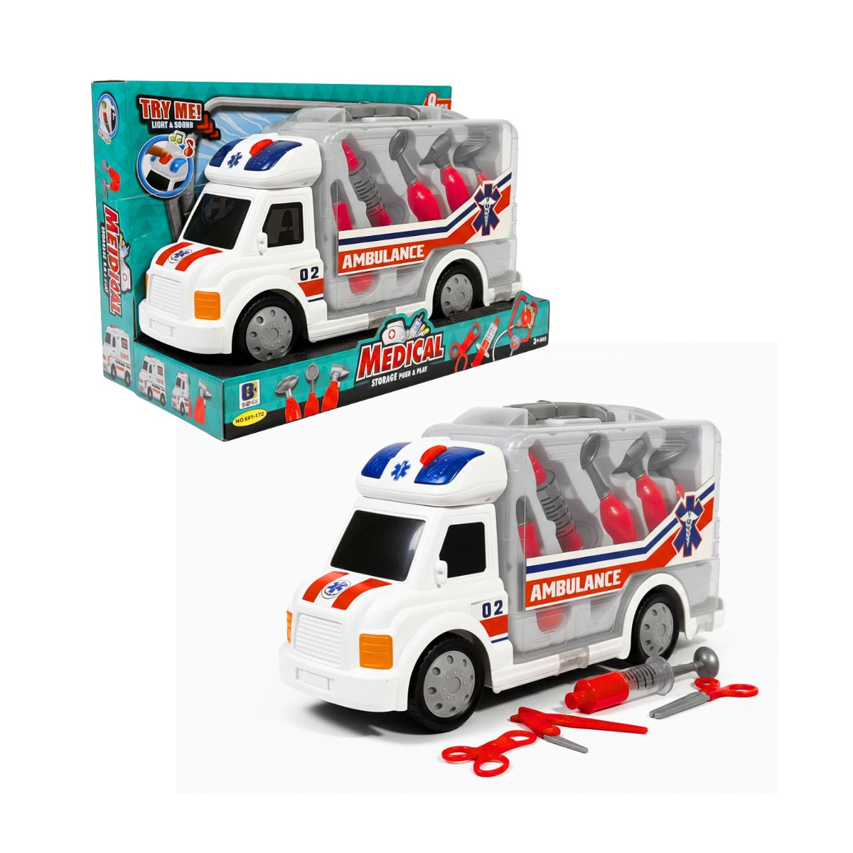 Juguete Carro de Ambulancia, marca GENERICO - Foto 2