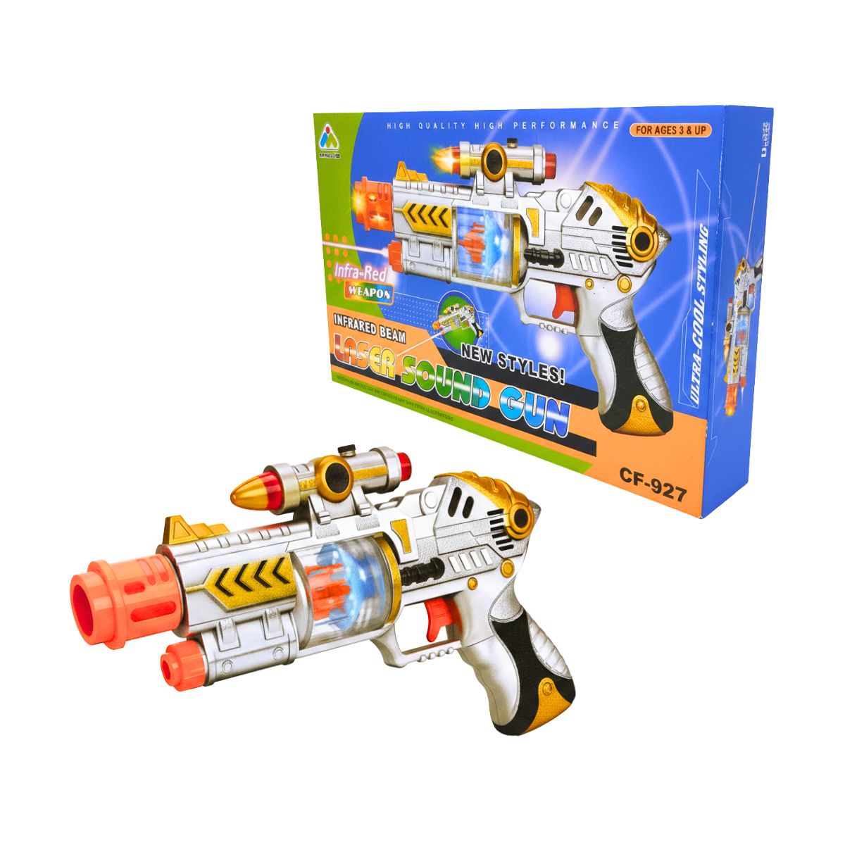 GENERICO - Juguete Laser Sound Gun