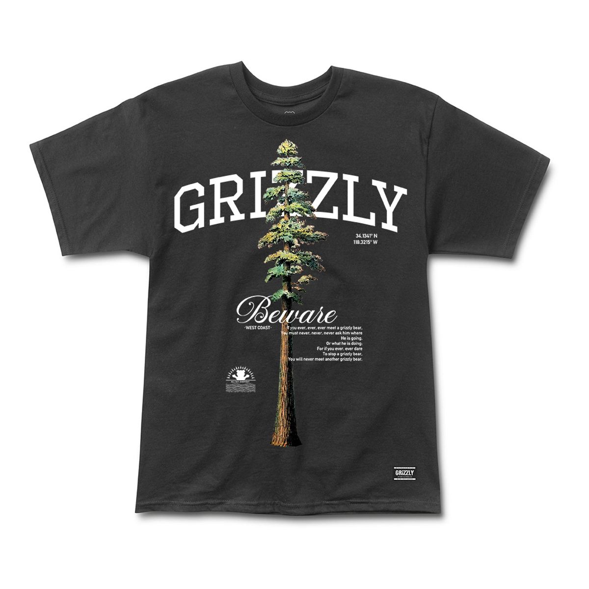 GRIZZLY GRIPTAPE - POLOS GRIZZLY GRIPTAPE TALLEST PINE BLACK