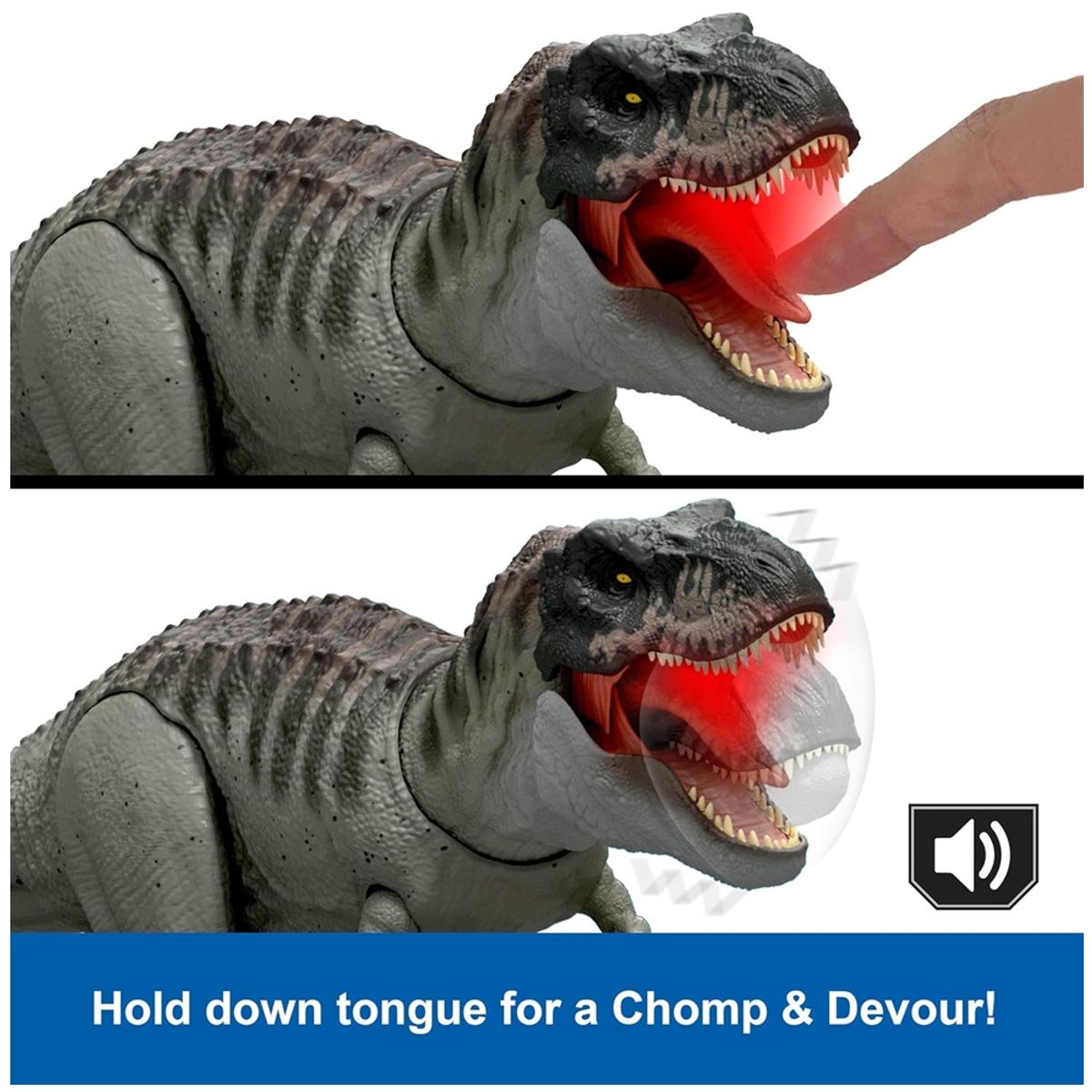 JURASSIC WORLD - Jurassic World Rebirth Tyrannosaurus Rex Power Devour