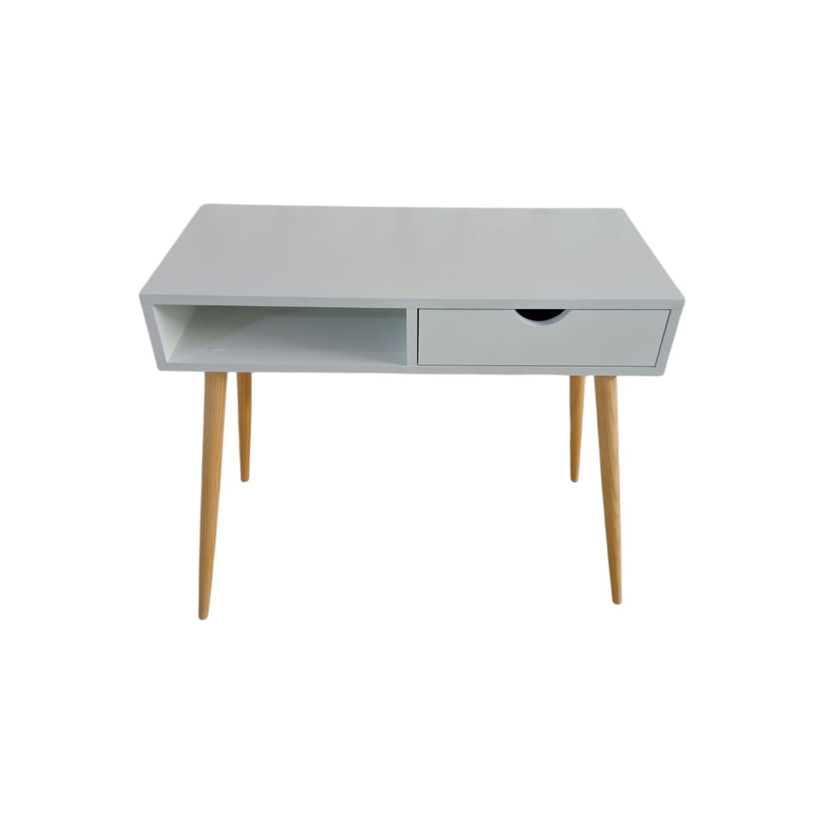 GENERICO - Escritorio Elegante con 1 Cajón y Espacio Abierto