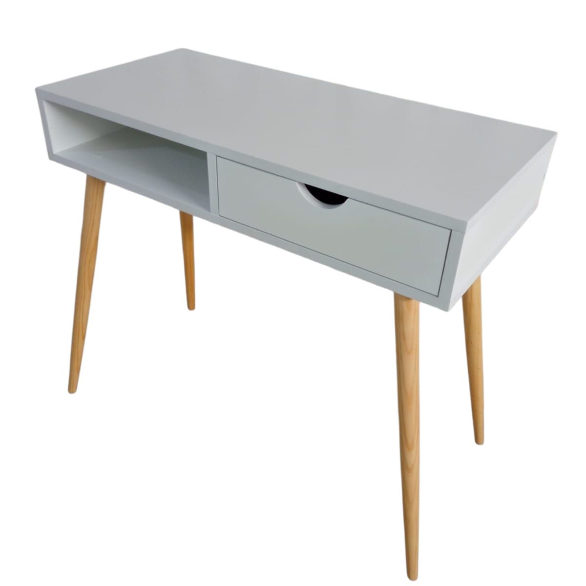 GENERICO - Escritorio Elegante con 1 Cajón y Espacio Abierto