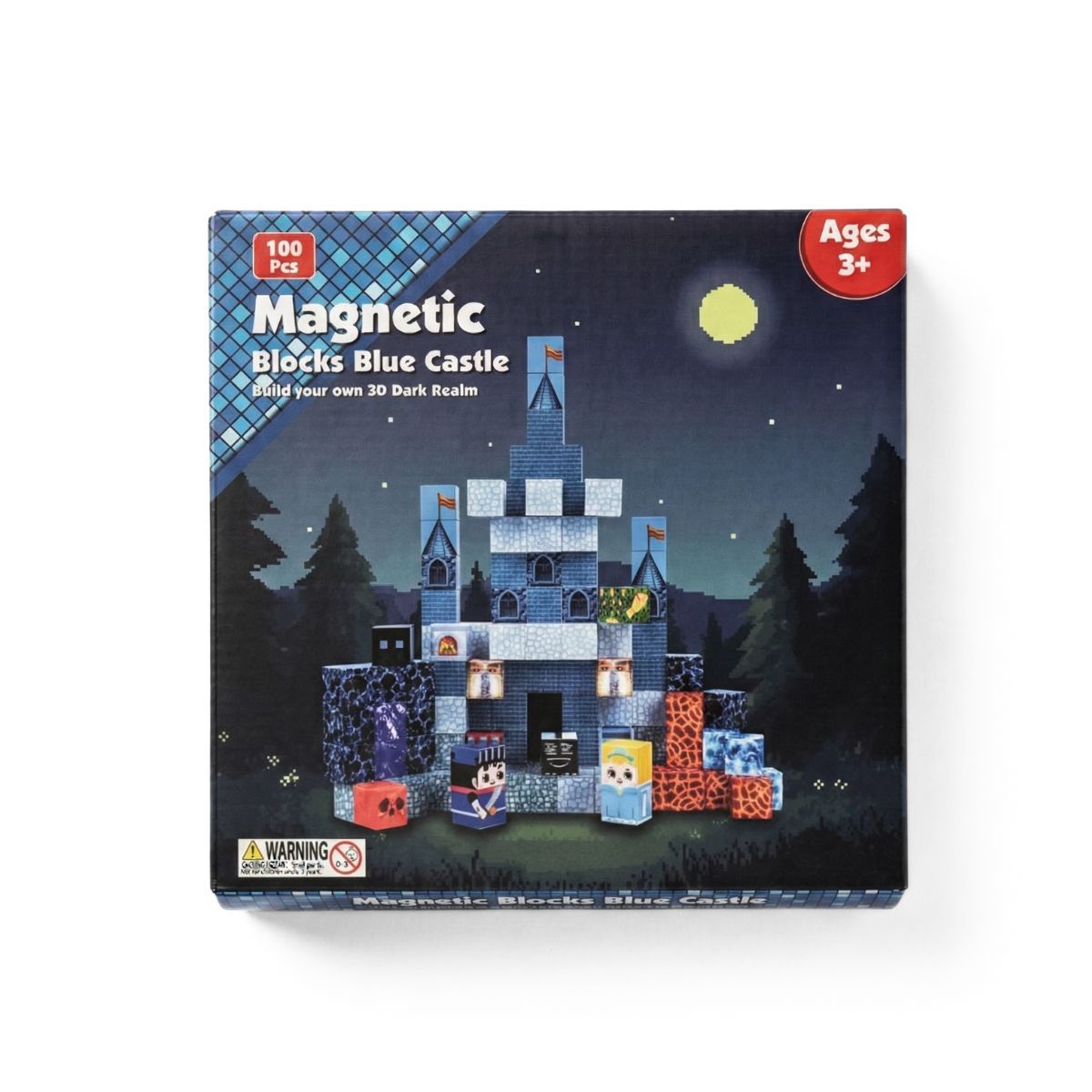 GENERICO - Bloques Magnéticos Minecraft Castillo Frozen 100 Pcs