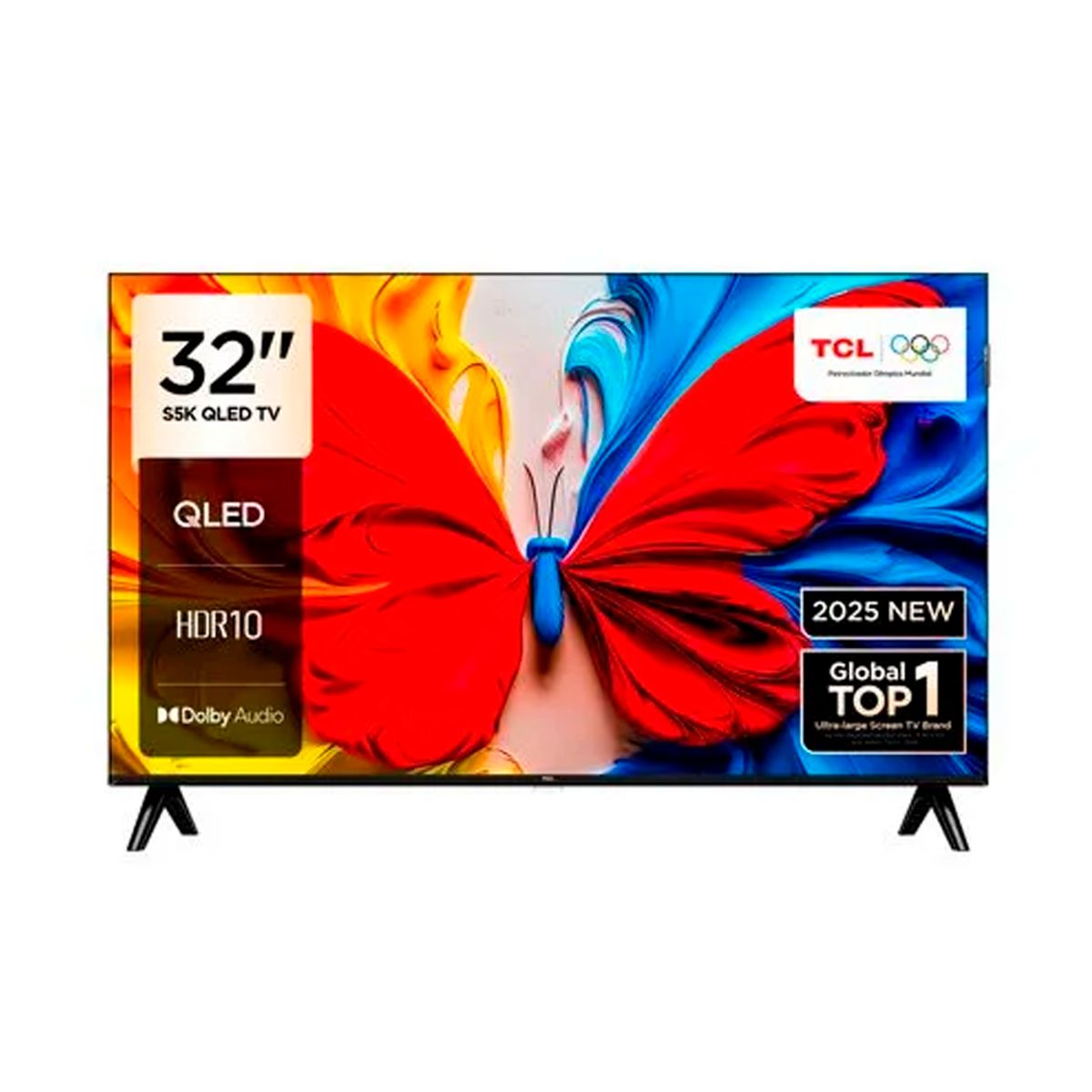 TCL - Televisor TCL 32 QLED Full HD Smart TV 32S5K