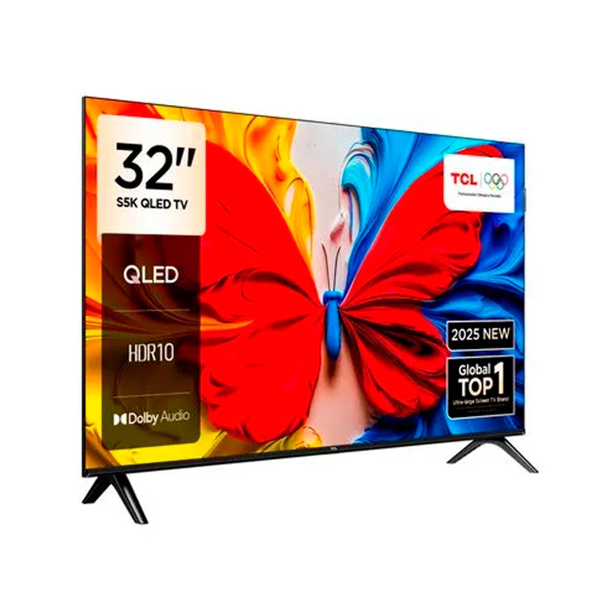 TCL - Televisor TCL 32 QLED Full HD Smart TV 32S5K