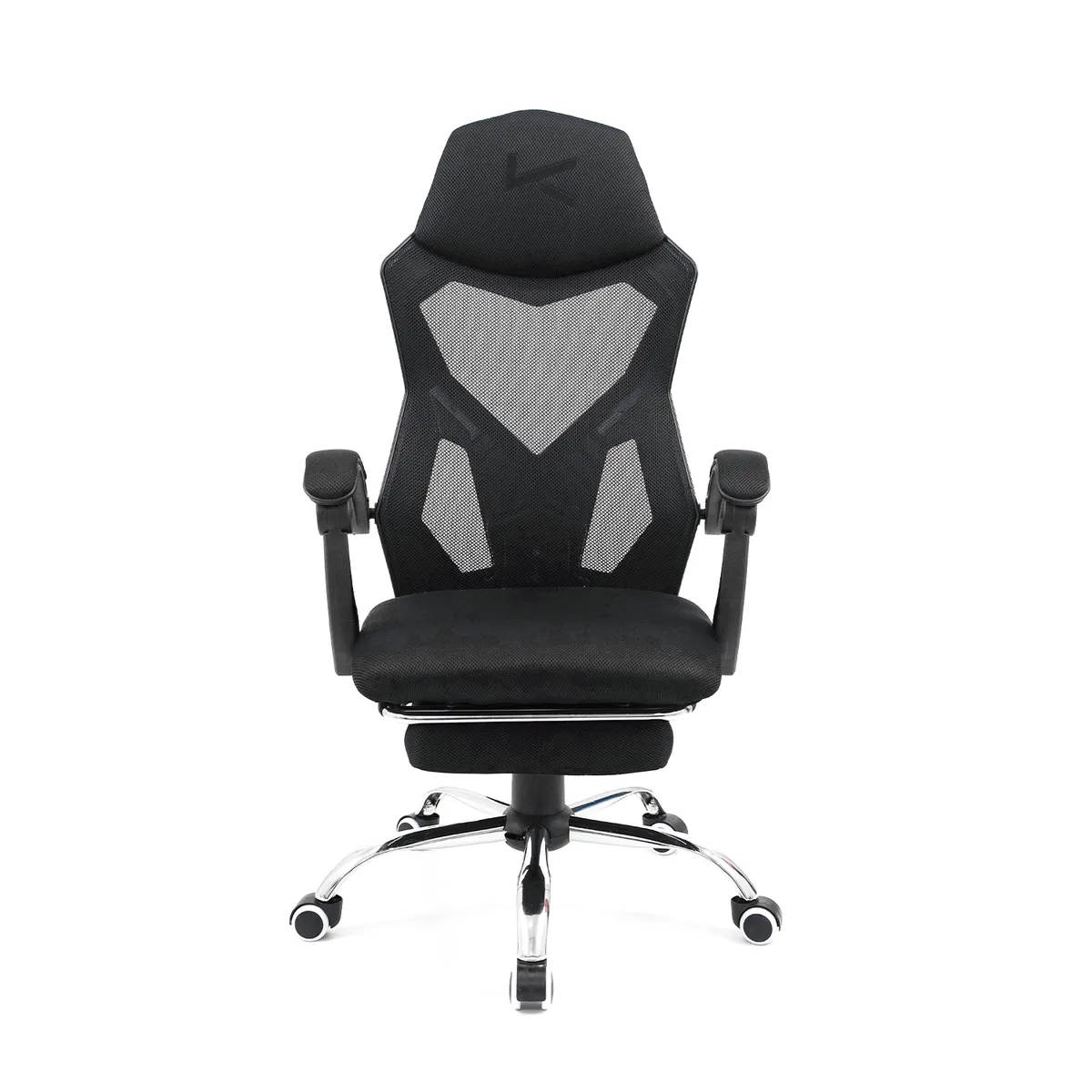 KUZLER - Silla de Oficina Negra Kuzler TOVA-101N Ergonómica con Reposapiés