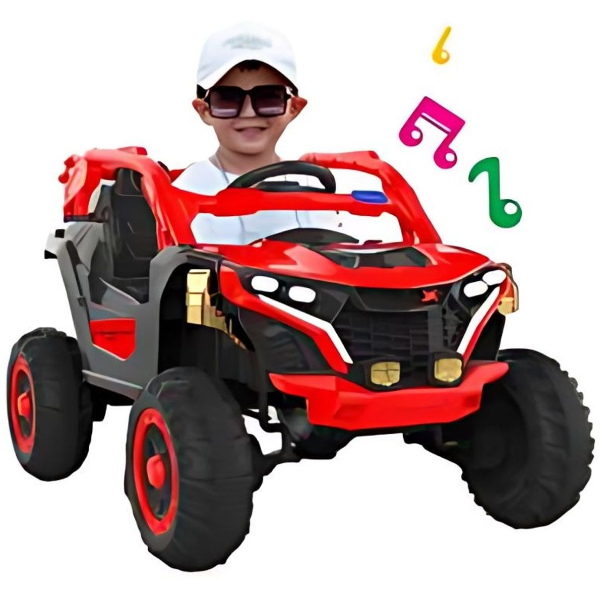 GENERICO - Carro Eléctrico Maverick - Rojo