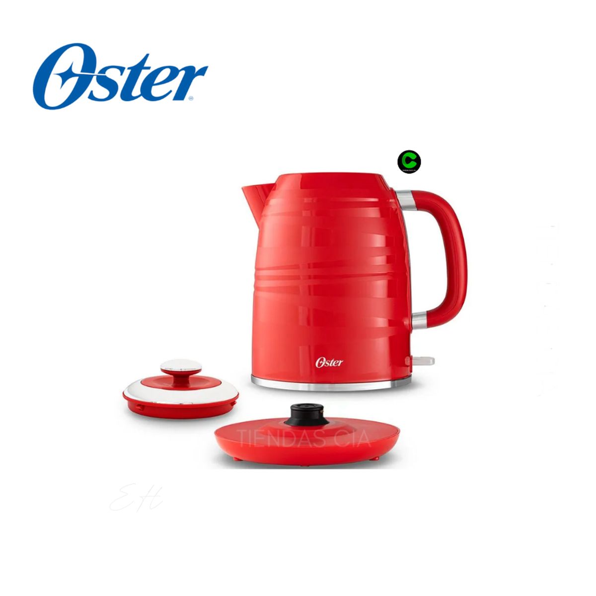 OSTER - Combo Oster Sandwichera CKSTSM400 y Hervidor BVSTKT4177R