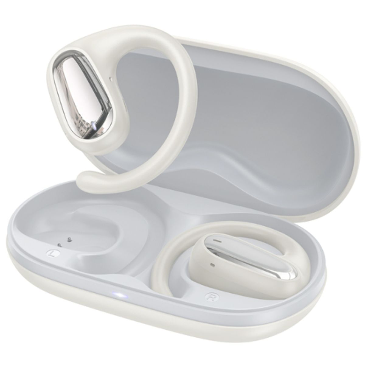 HOCO - Audifono Bluetooth HOCO EA4 Open Ear 6h Milky White