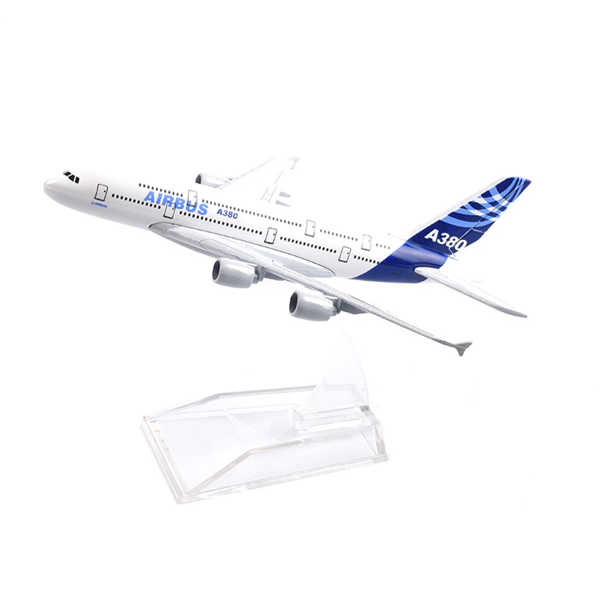 GENERICO - Avión de Metal a escala 15cm A380 AIRBUS