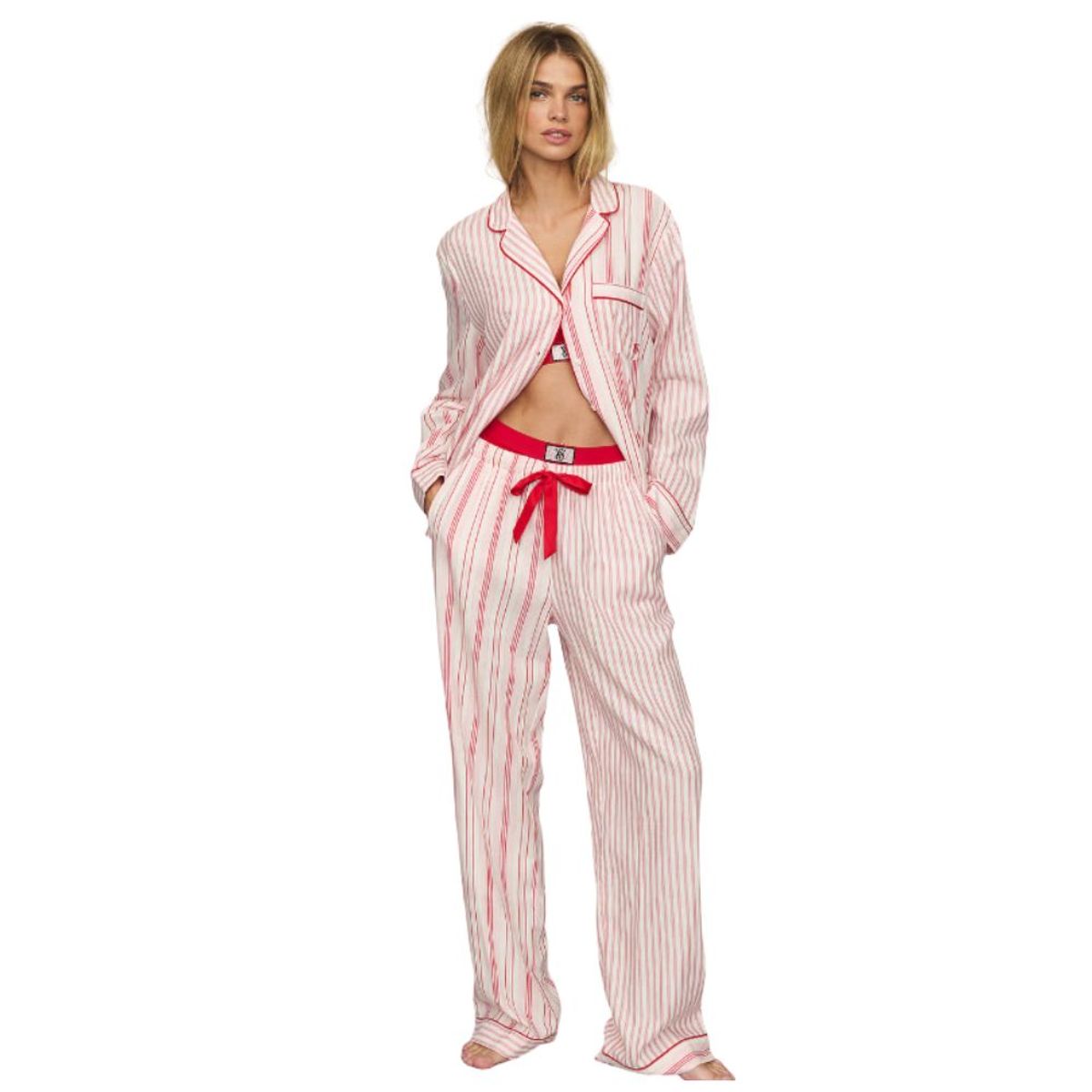VICTORIA'S SECRET - PIJAMA VICTORIAS SECRET DE FRANELA DE ALGODÓN
