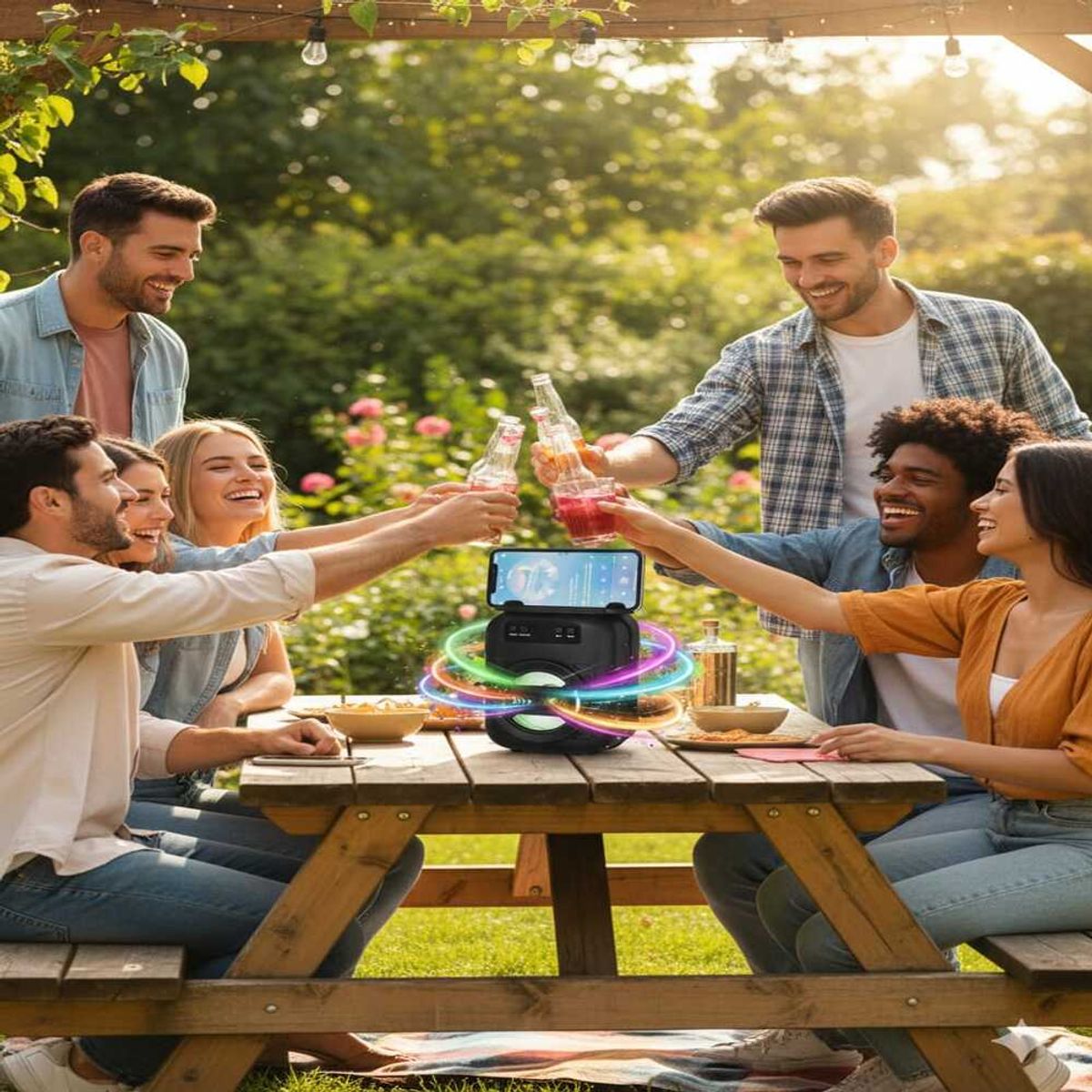 GENERICO - Parlante portatil inalambrico para exteriores LM S375