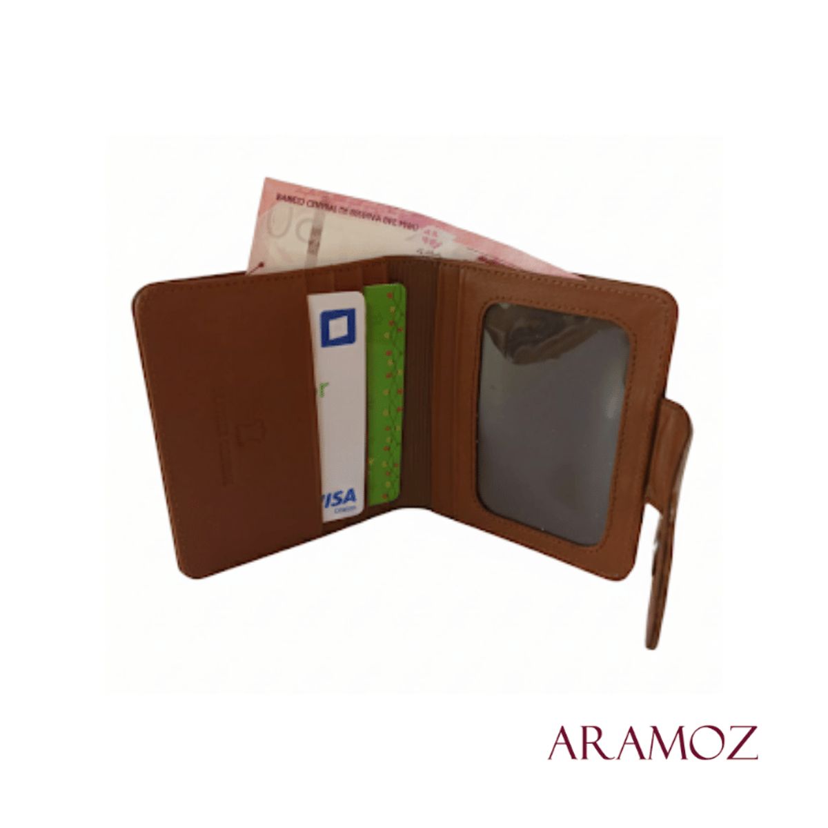 GENERICO - BILLETERA DE CUERO DE DAMA SIENA