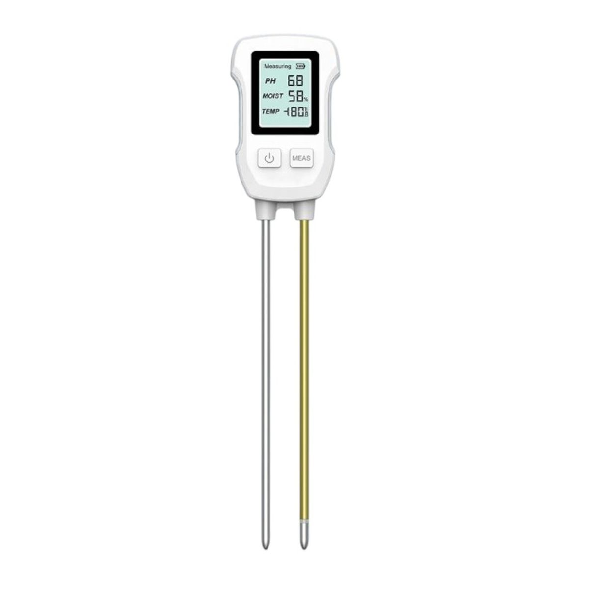 GENERICO - Medidor Digital de Suelo 3 en 1 PH Temperatura Humedad LCD