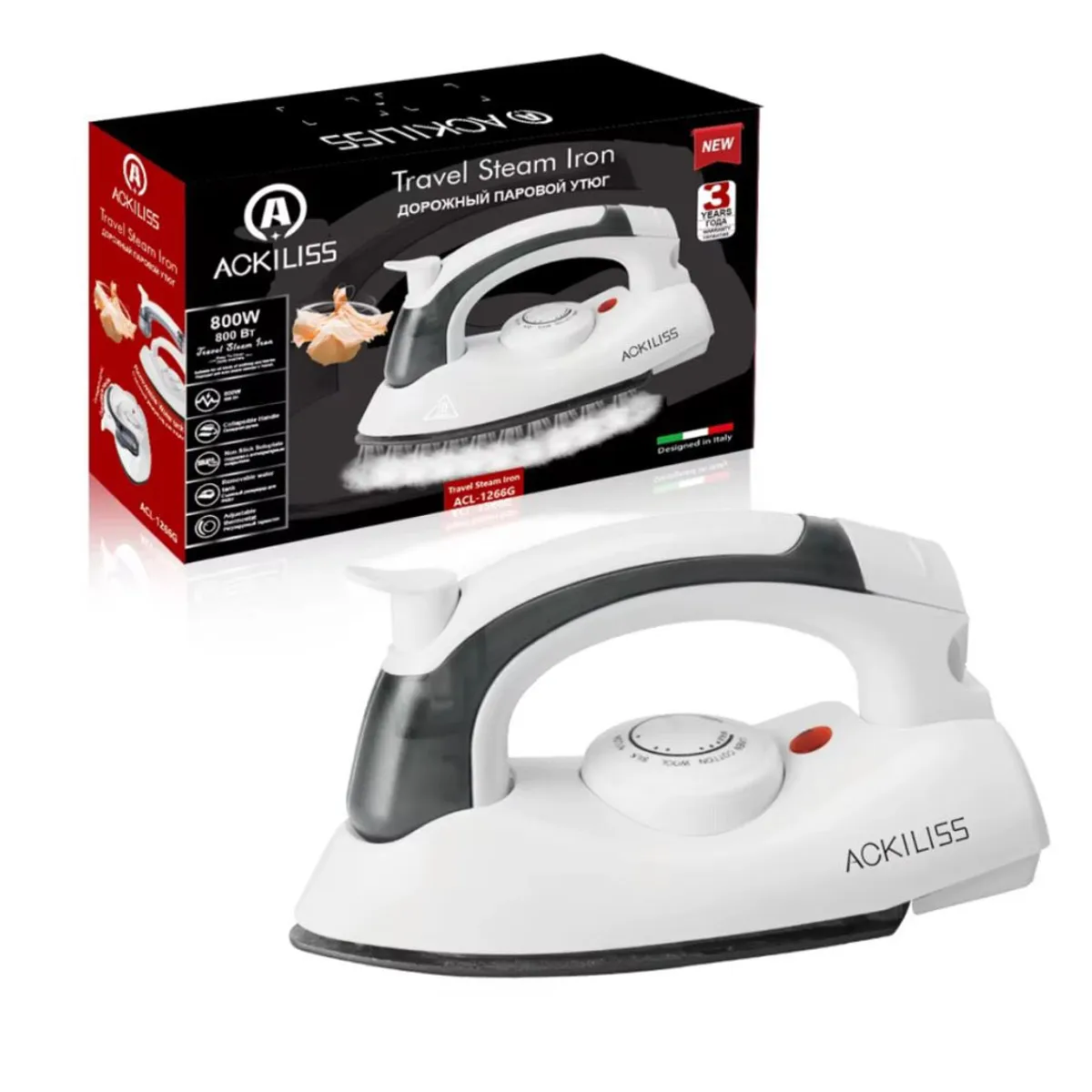 GENERICO - PLANCHA DE VAPOR PORTATIL