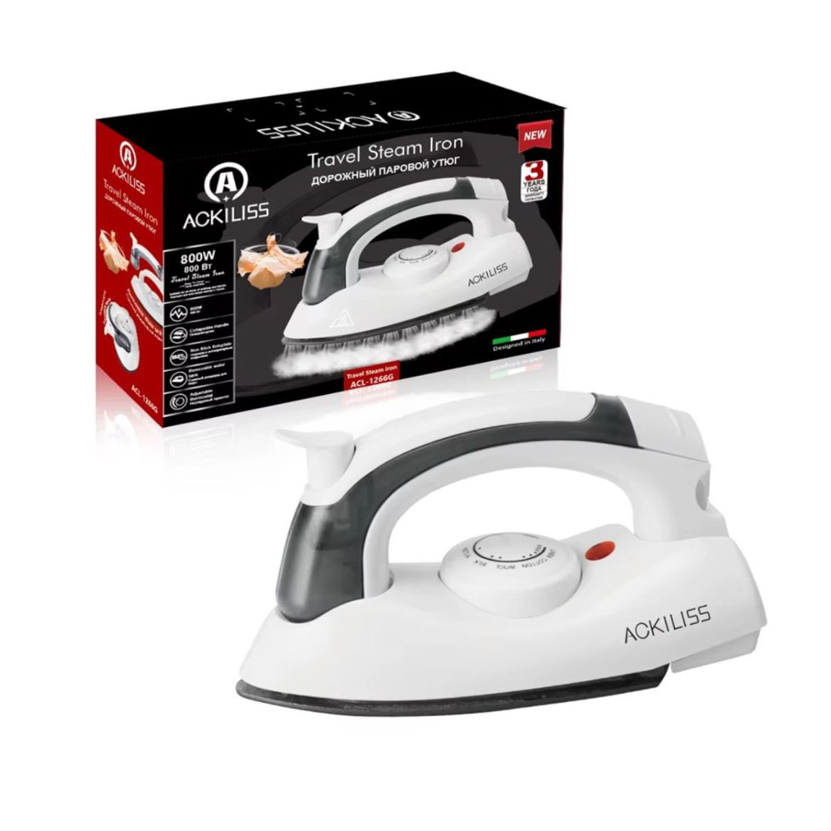 GENERICO - PLANCHA DE VAPOR PORTATIL