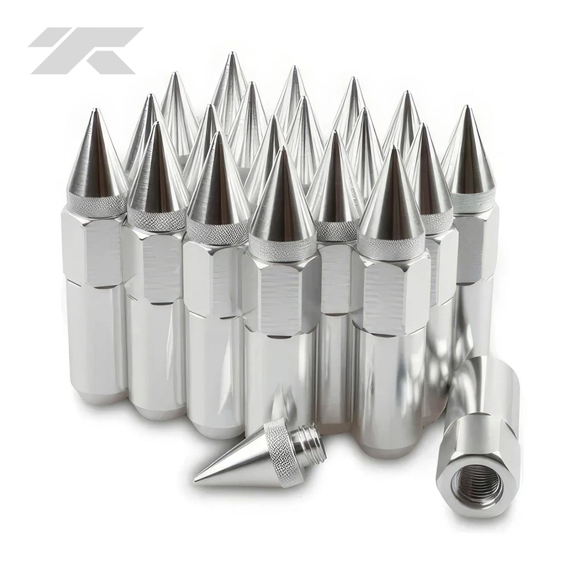 GENERICO - Tuercas Blox Para Aro 12x1-5mm Aluminio Silver