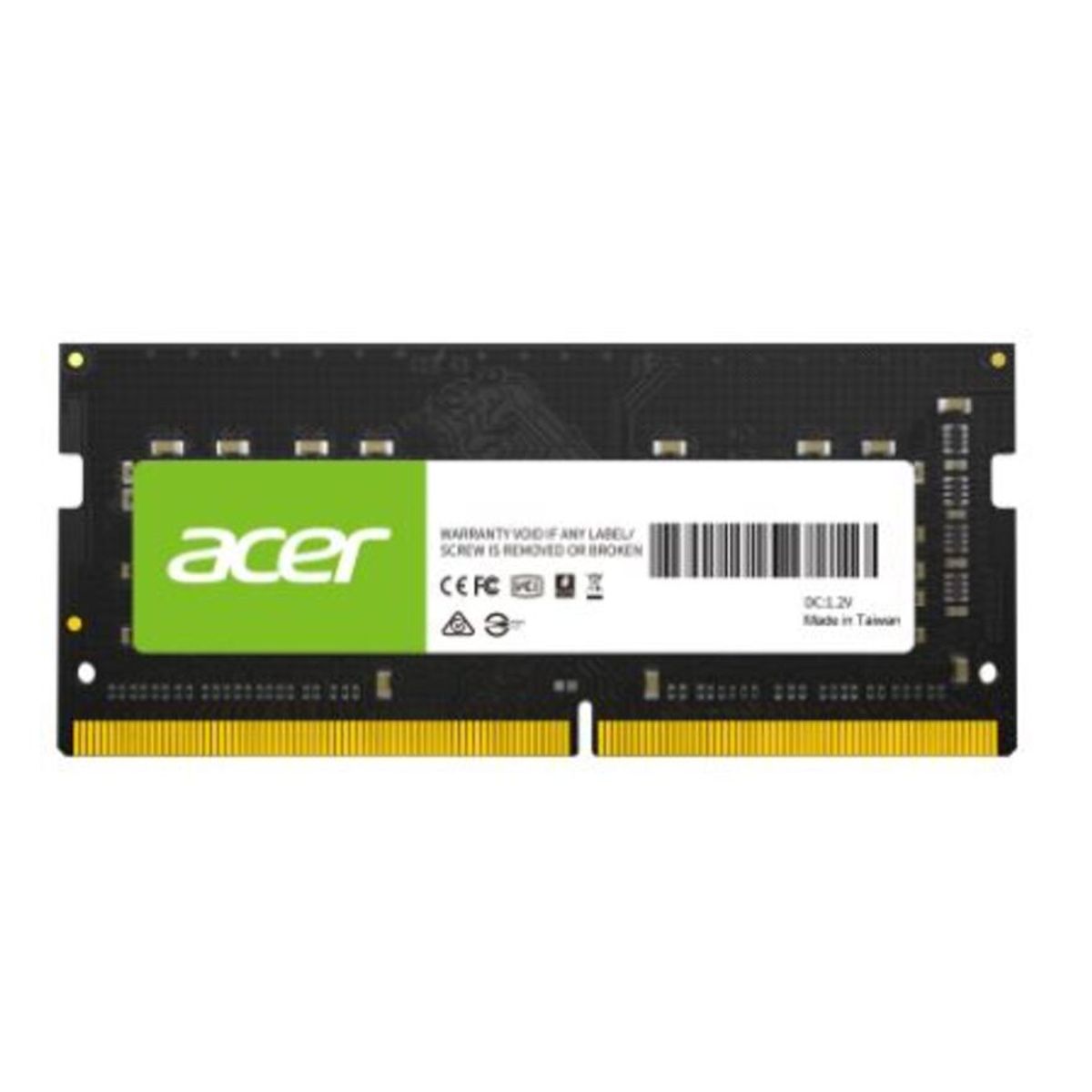 ACER - MEMORIA RAM ACER SD100 DDR4 3200MHZ 8GB CL22 SO-DIMM