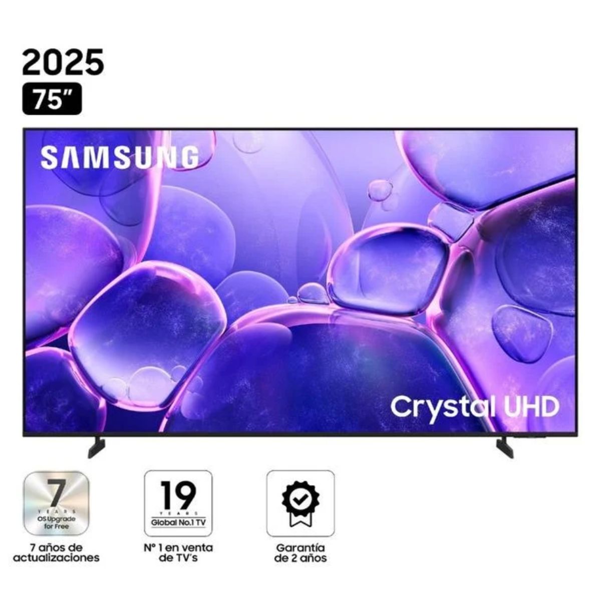 SAMSUNG - TELEVISOR SMART TV SAMSUNG 75” 4K ULTRA HD CRYSTAL UHD U8000F UN75U8000FGXPE 2025