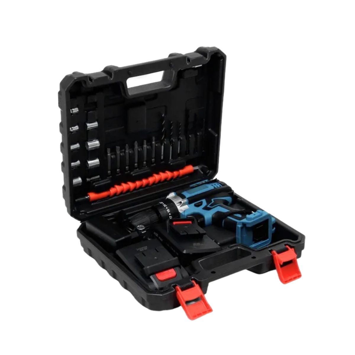 GENERICO - Taladro con Percutor Doble Bateria de 48V Azul