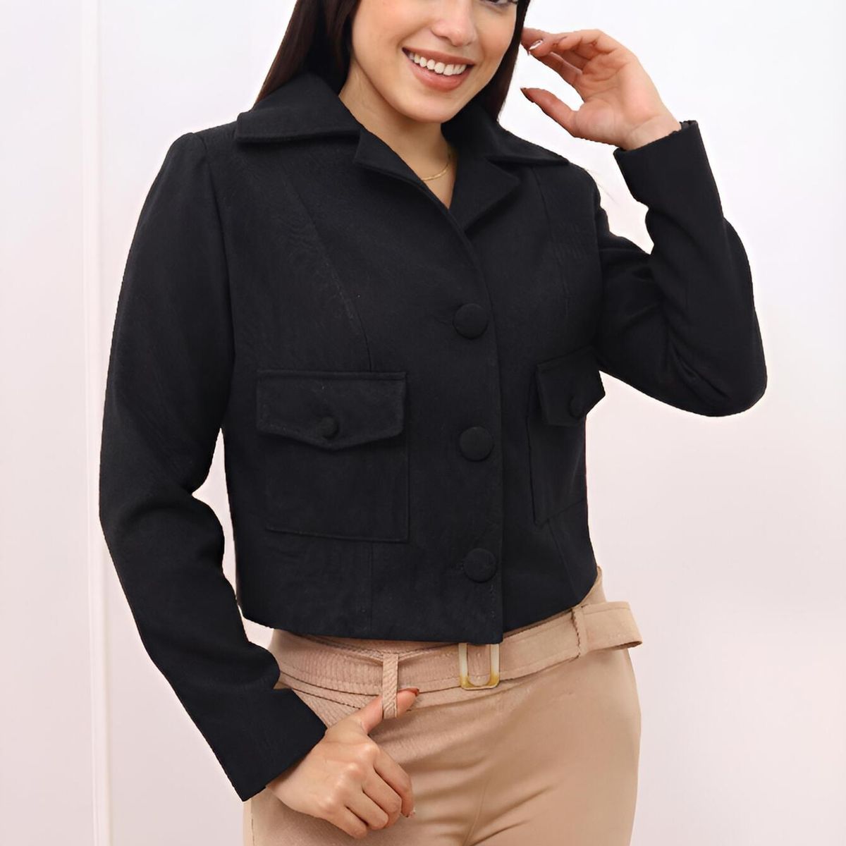 NANCY'S COLLECTION - Abrigo de paño Mujer Nancys Collection