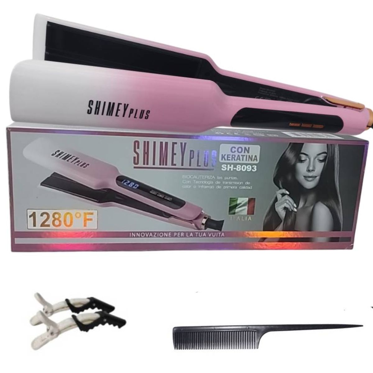 GENERICO - Plancha SHIMEY PLUS PARA EL CABELLO