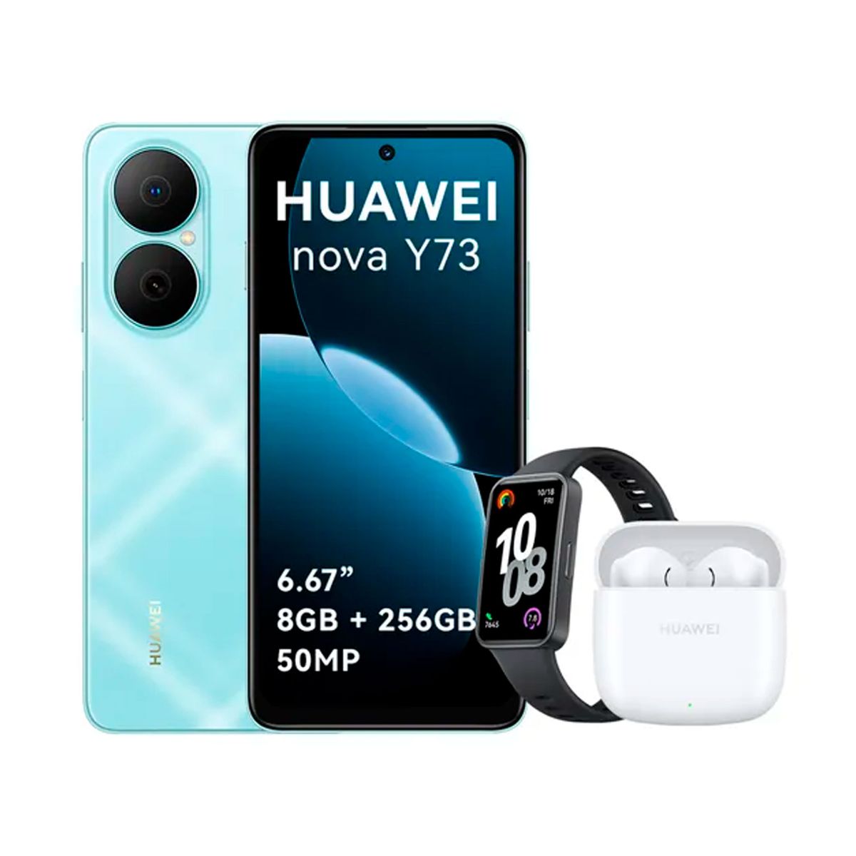 HUAWEI - KIT CELULAR HUAWEIFREEBUDS SE 2BAND 10 256GB 8GB AZUL PN NOVA Y73