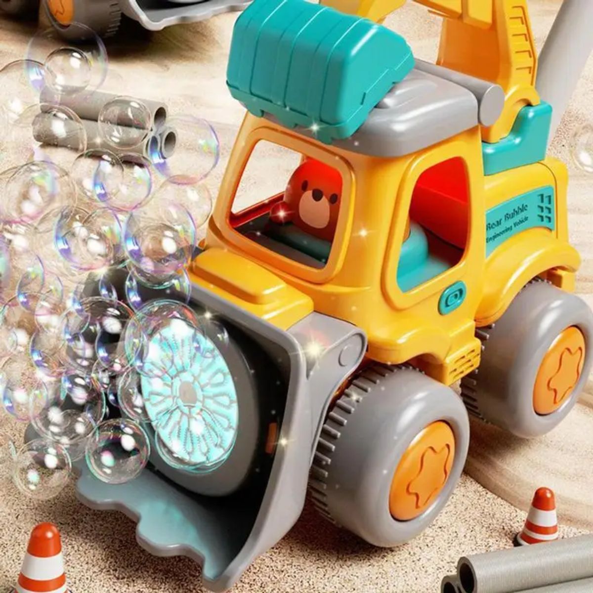 GENERICO - Caminador Burbujas luces Modelo Carrito 2 en 1