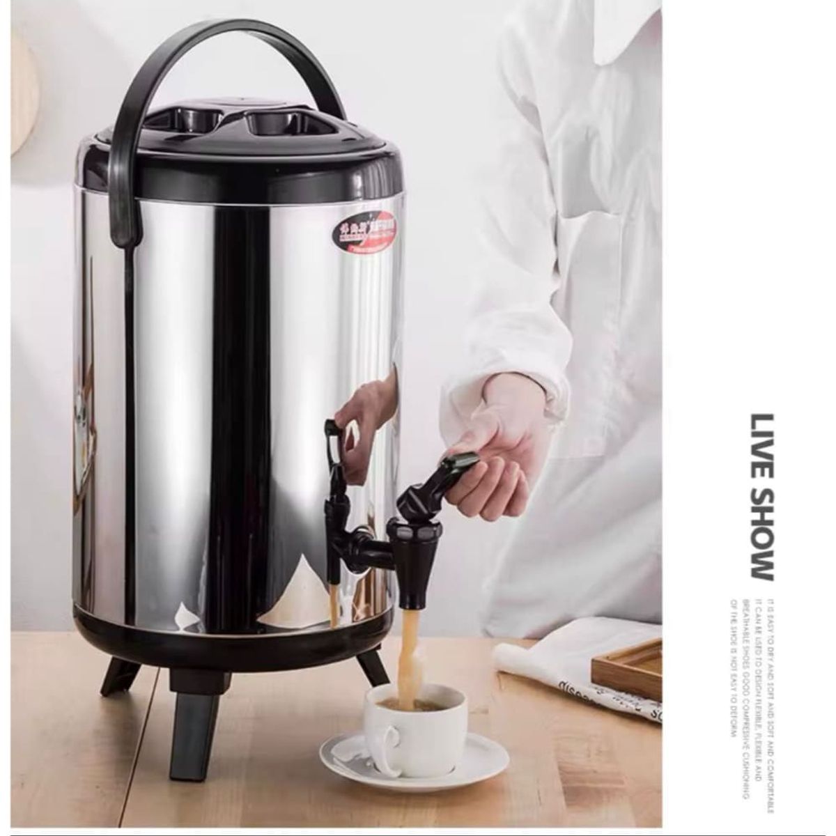 GENERICO - Termo Profesional Dispensador 10L Contenedor Termico AJ5058V