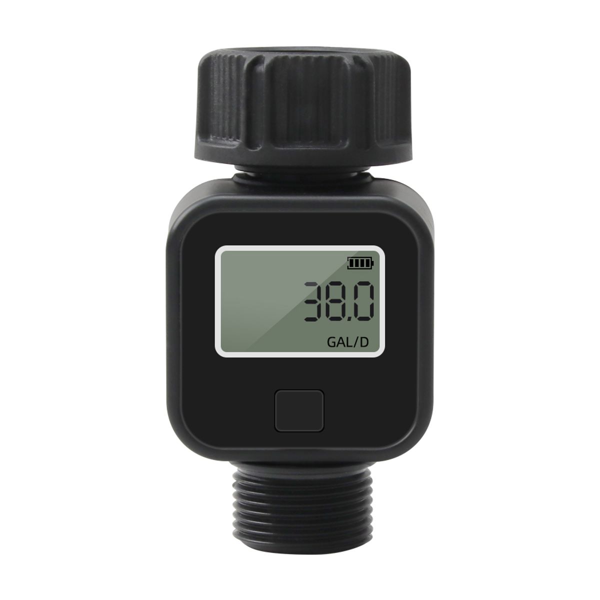 GENERICO - Medidor Digital de Flujo de Agua IPX5 para Riego y Jardín