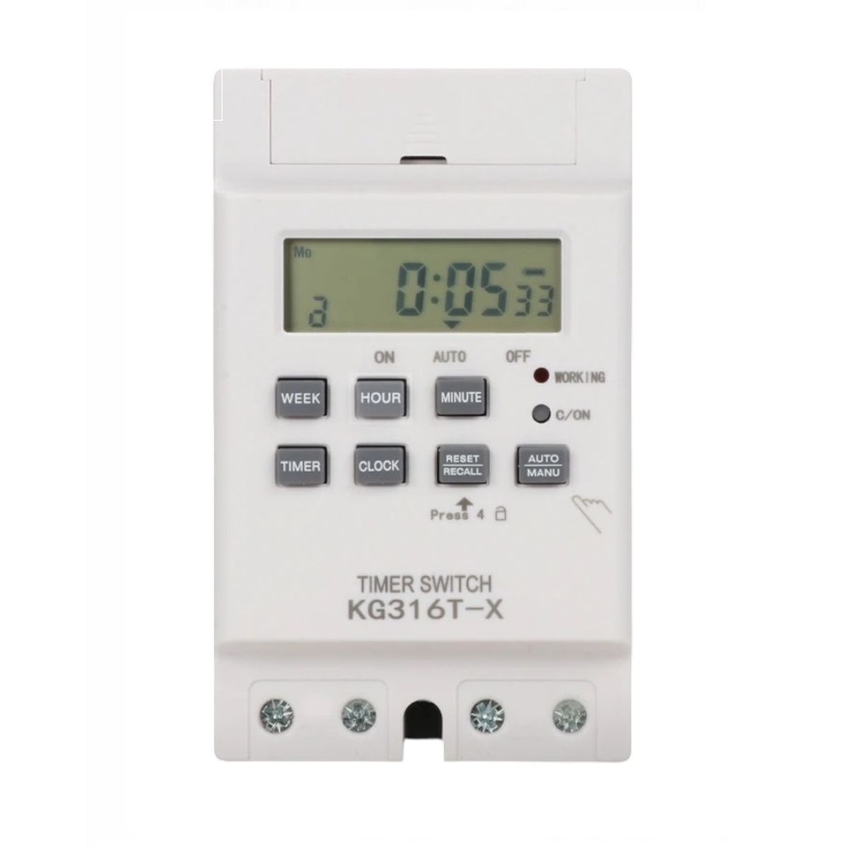 GENERICO - Temporizador Digital Programable KG316T-X 220V 25A30A