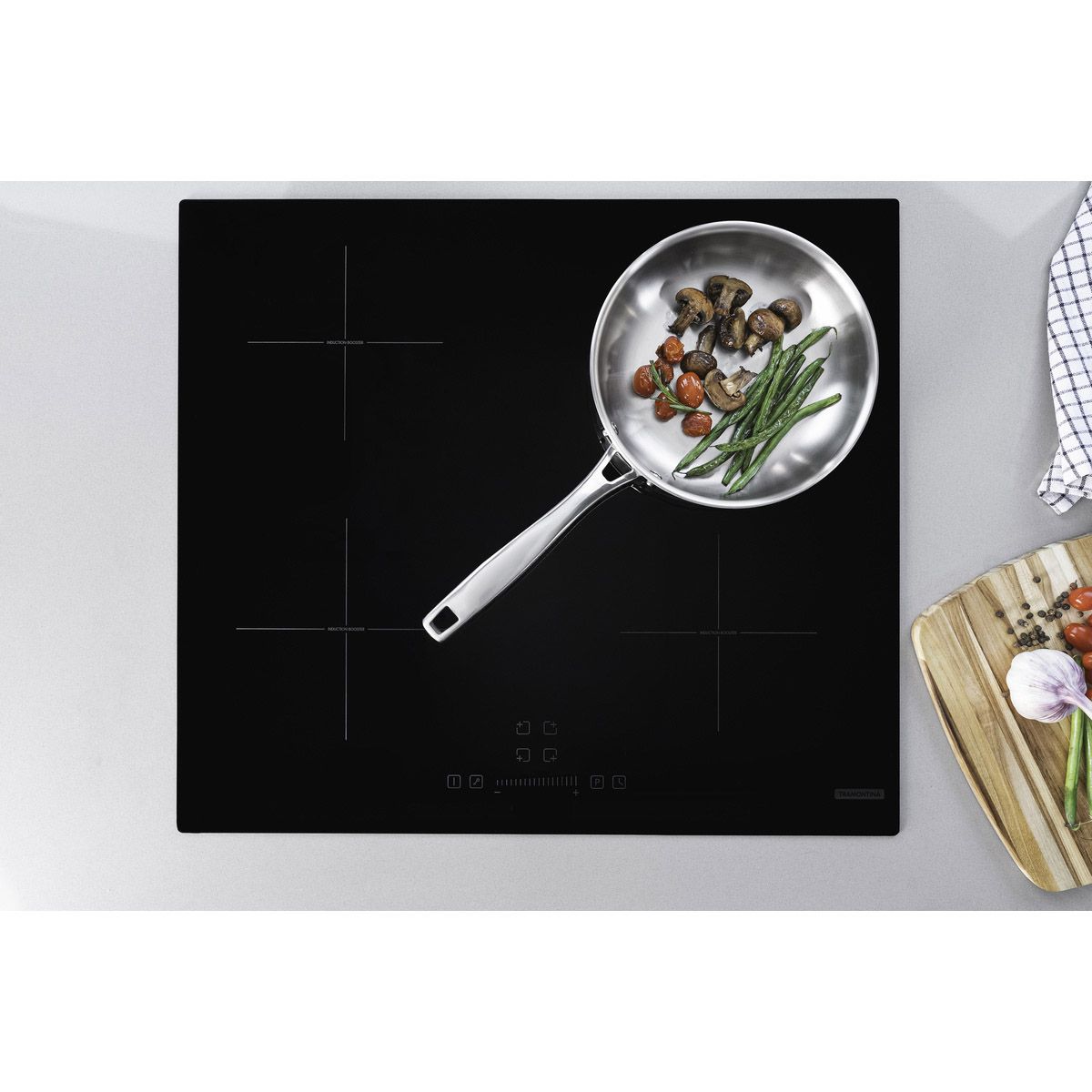 TRAMONTINA - Sartén Tramontina Grano 20cm Acero Inoxidable 1.2 L 62155200