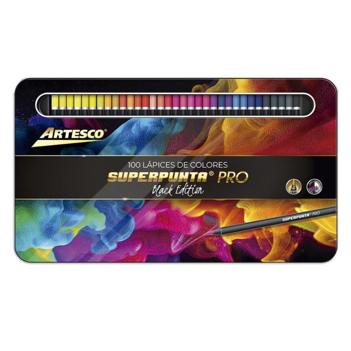 ARTESCO - Colores Superpunta Pro X 100 Black Edition