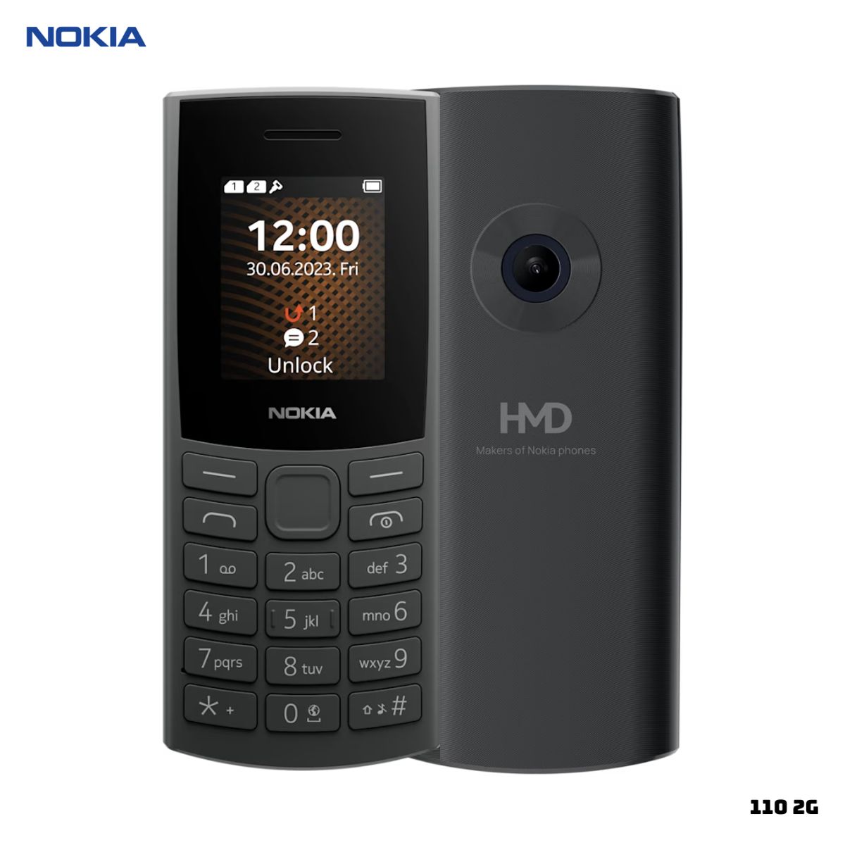 CELULAR BASICO NOKIA 110 2G DUAL SIM - NEGRO, marca NOKIA - Foto Principal