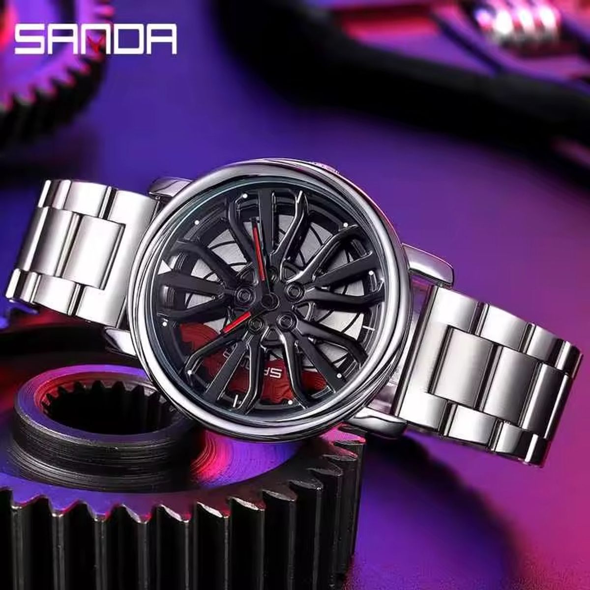 SANDA - RELOJ SANDA 1057 - PLATEADO - SAN-138