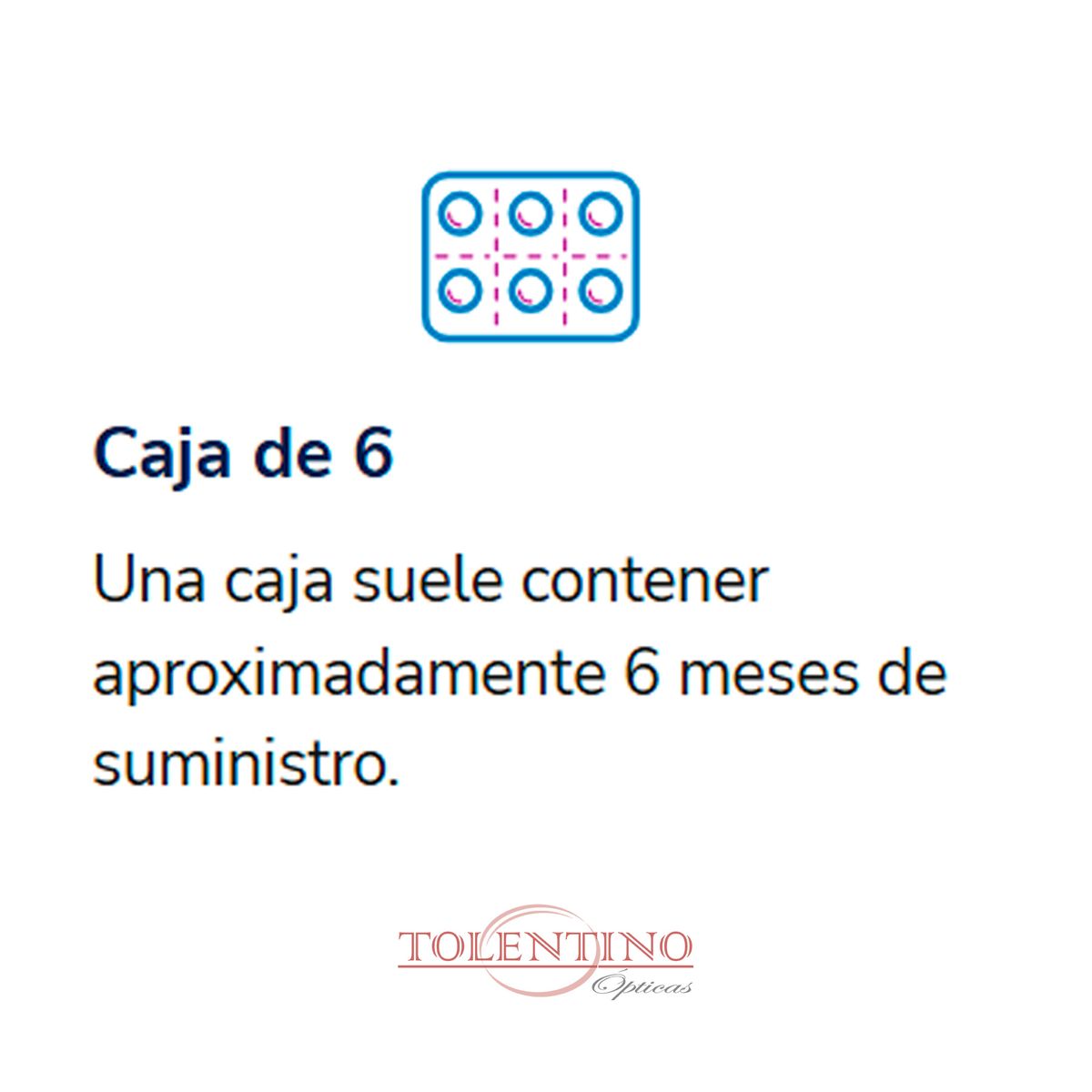 TOLENTINO - LENTES DE CONTACTO ACUVUE VITA para miopía medida -3.50