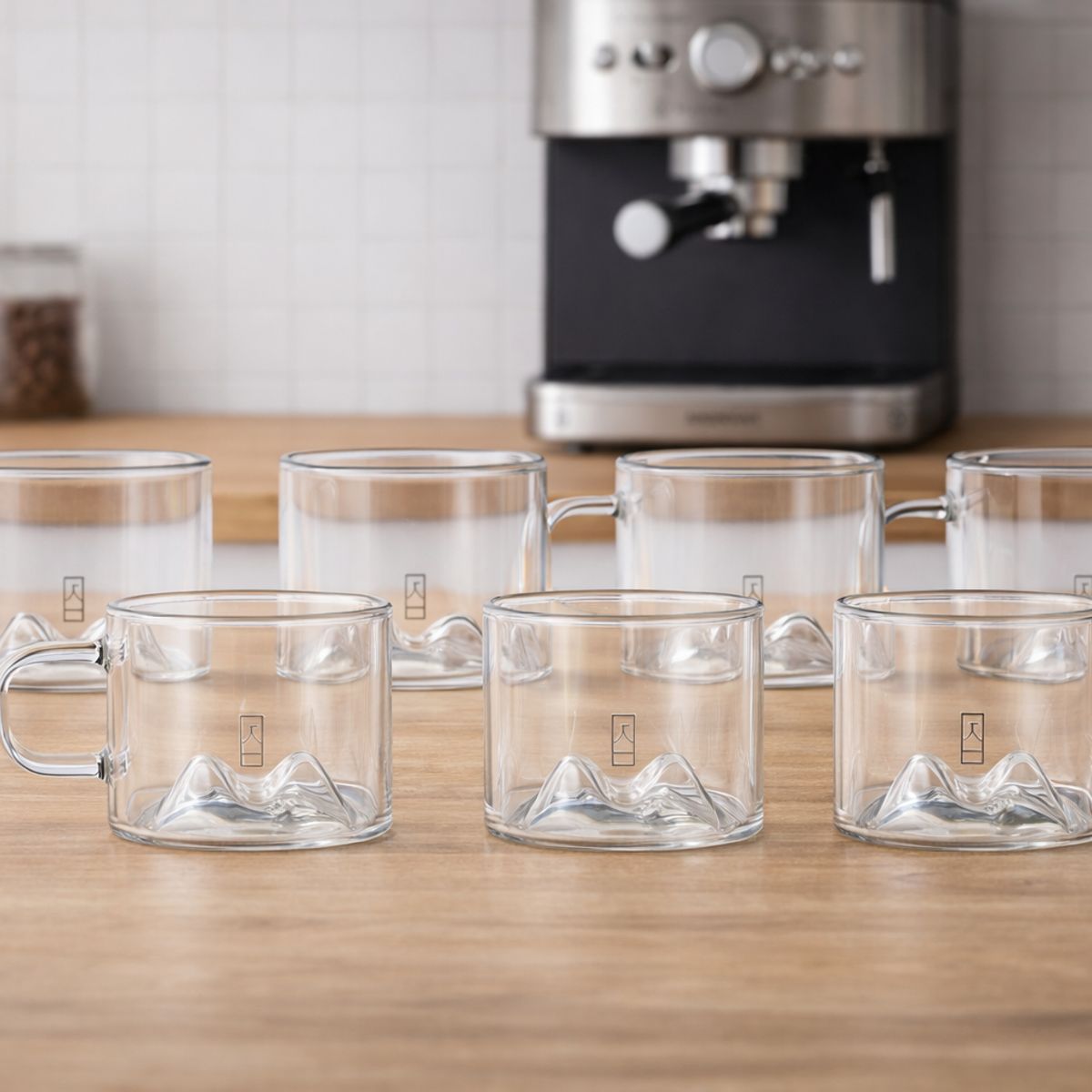 GENERICO - SET 6 TAZAS MOUNTAIN 100ML