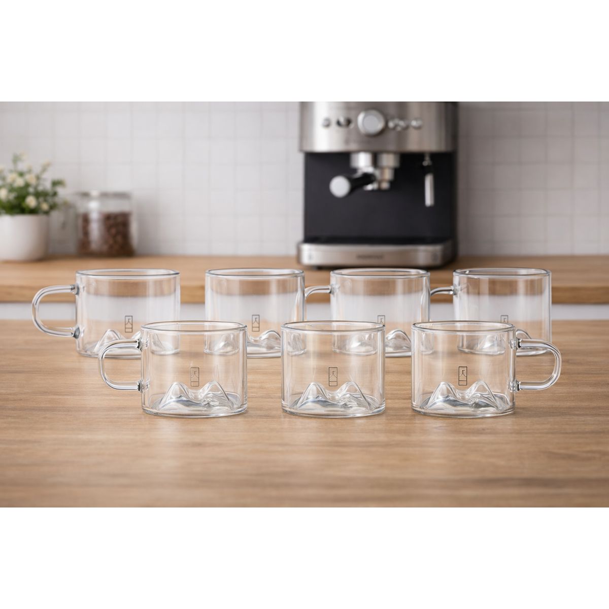 GENERICO - SET 6 TAZAS MOUNTAIN 100ML