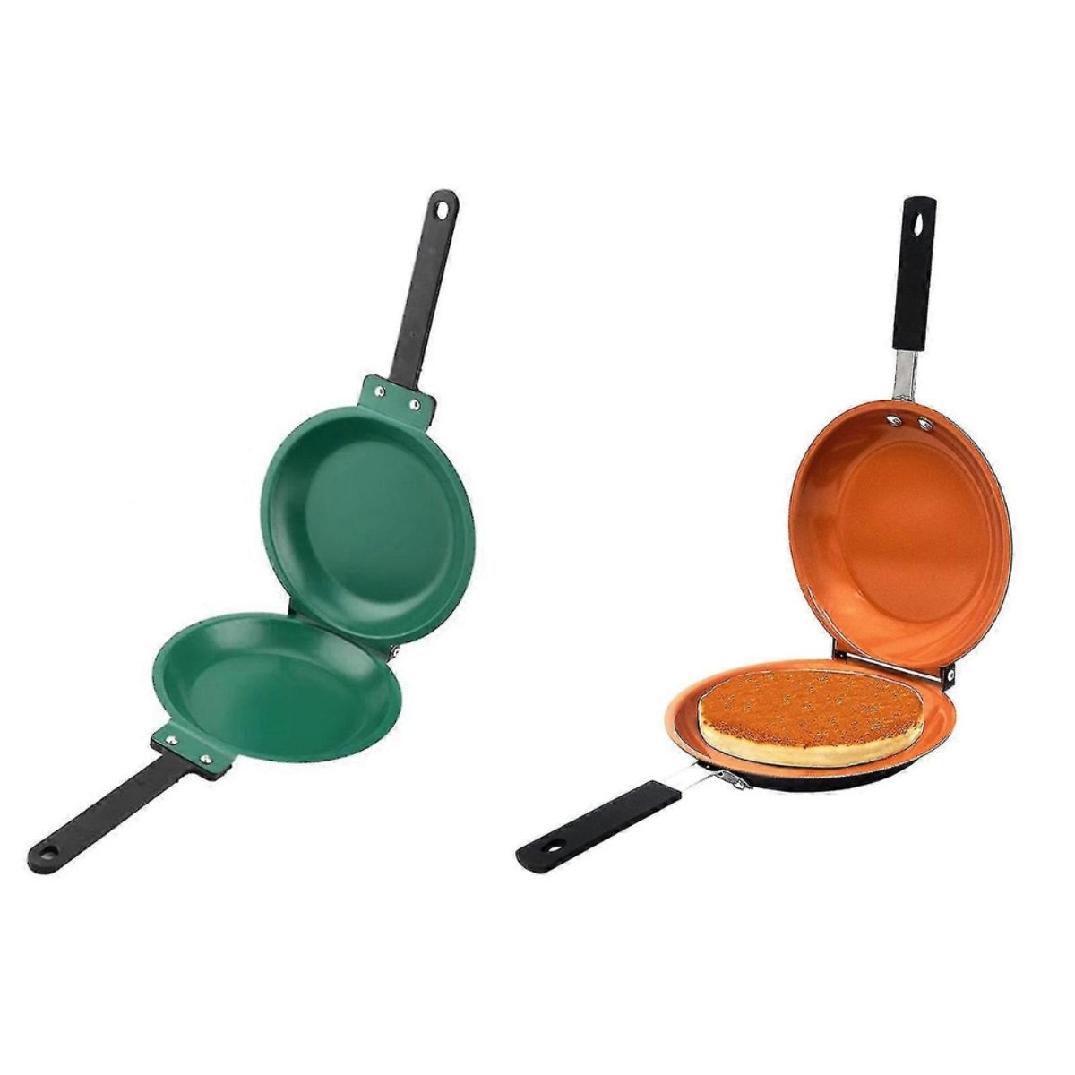 GENERICO - Sarten Doble Cara Para Hacer Panqueques Doble Cara