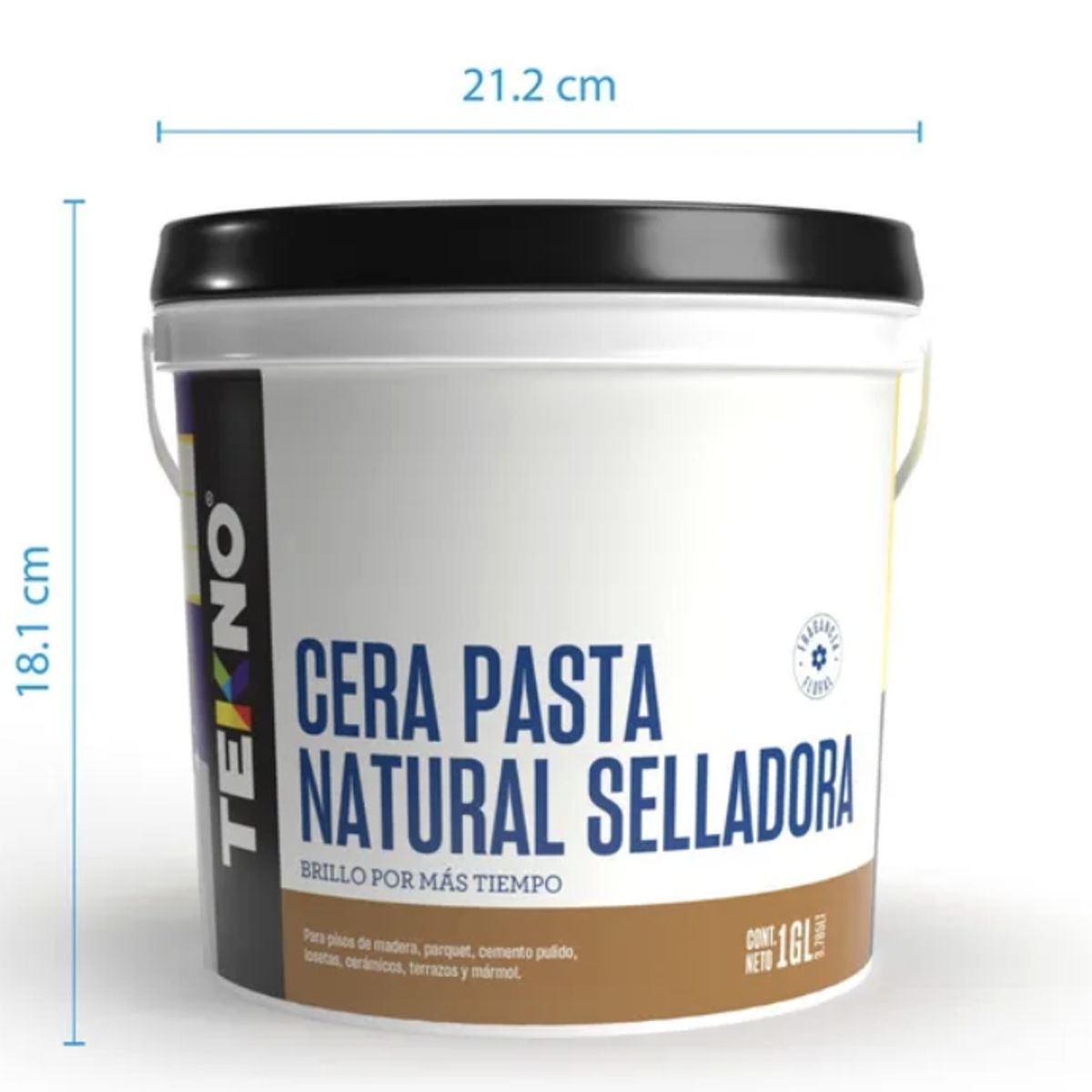 GENERICO - CERA TEKNO BALDE 4LT PASTA NEUTRO