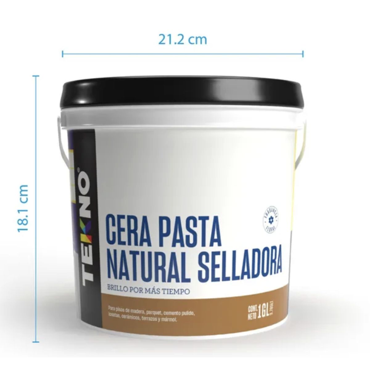 GENERICO - CERA TEKNO BALDE 4LT PASTA NEUTRO