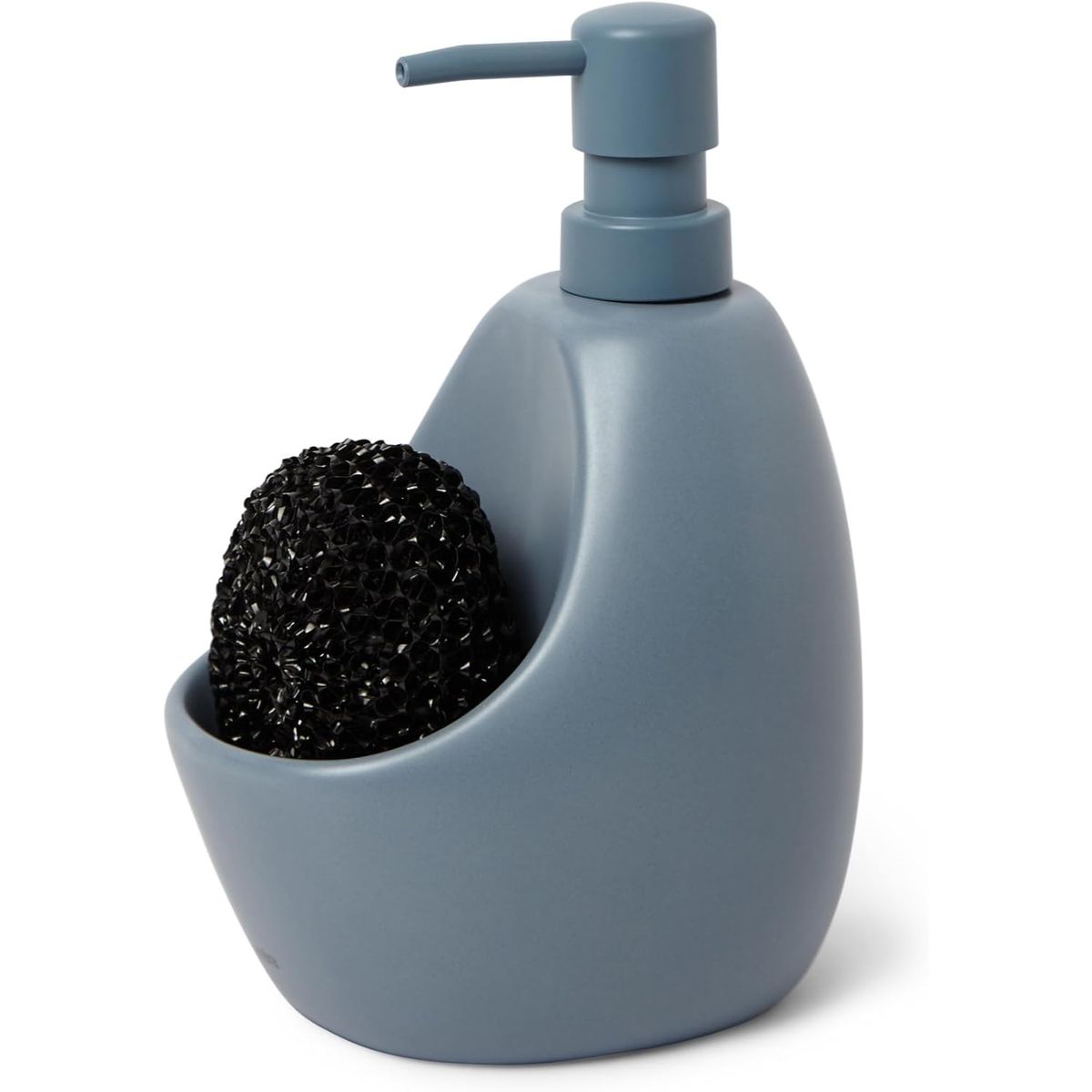 UMBRA - Dispensador de lavavajillas con esponja Umbra Joey azul acero